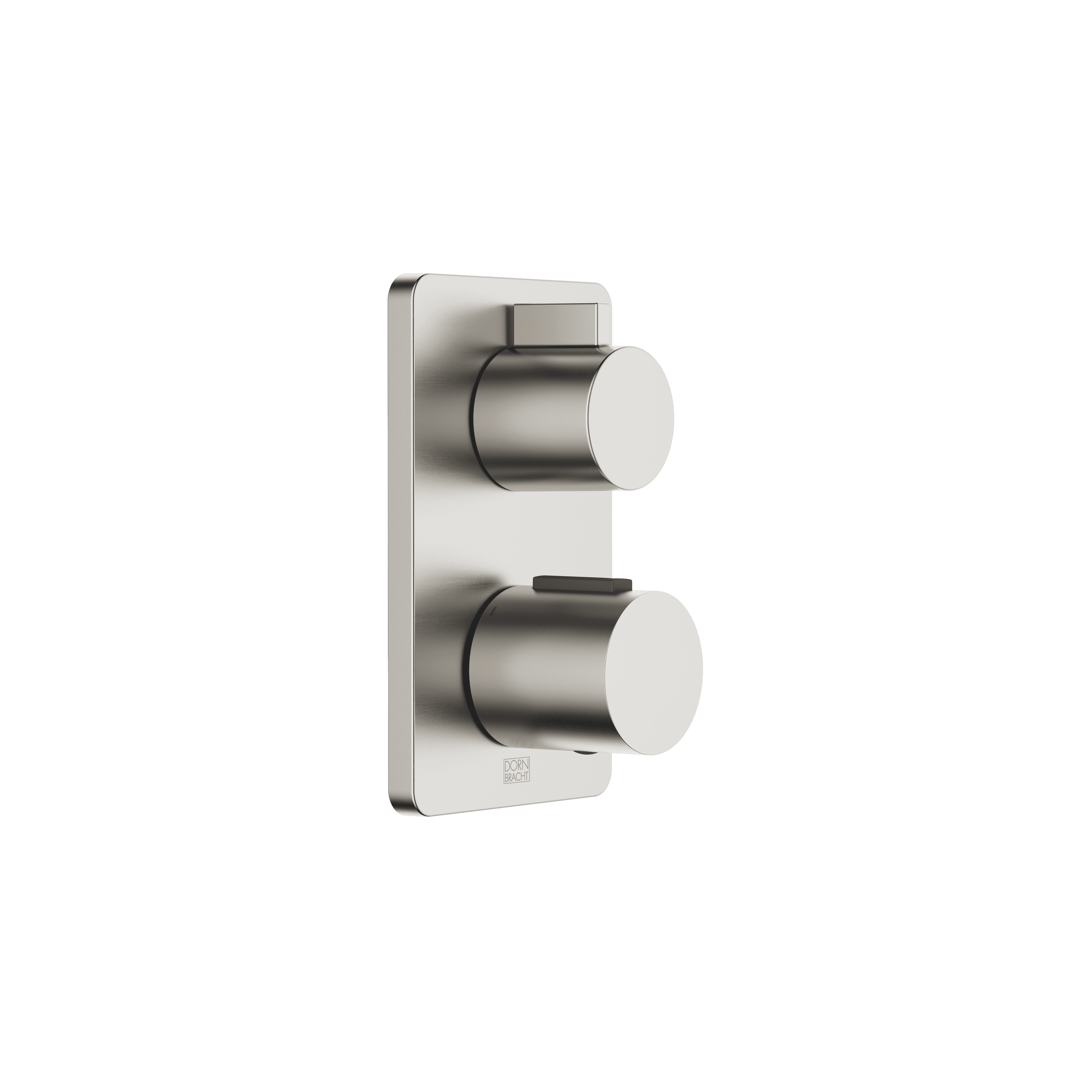 LULU Concealed thermostat with one function volume control in Brushed Platinum