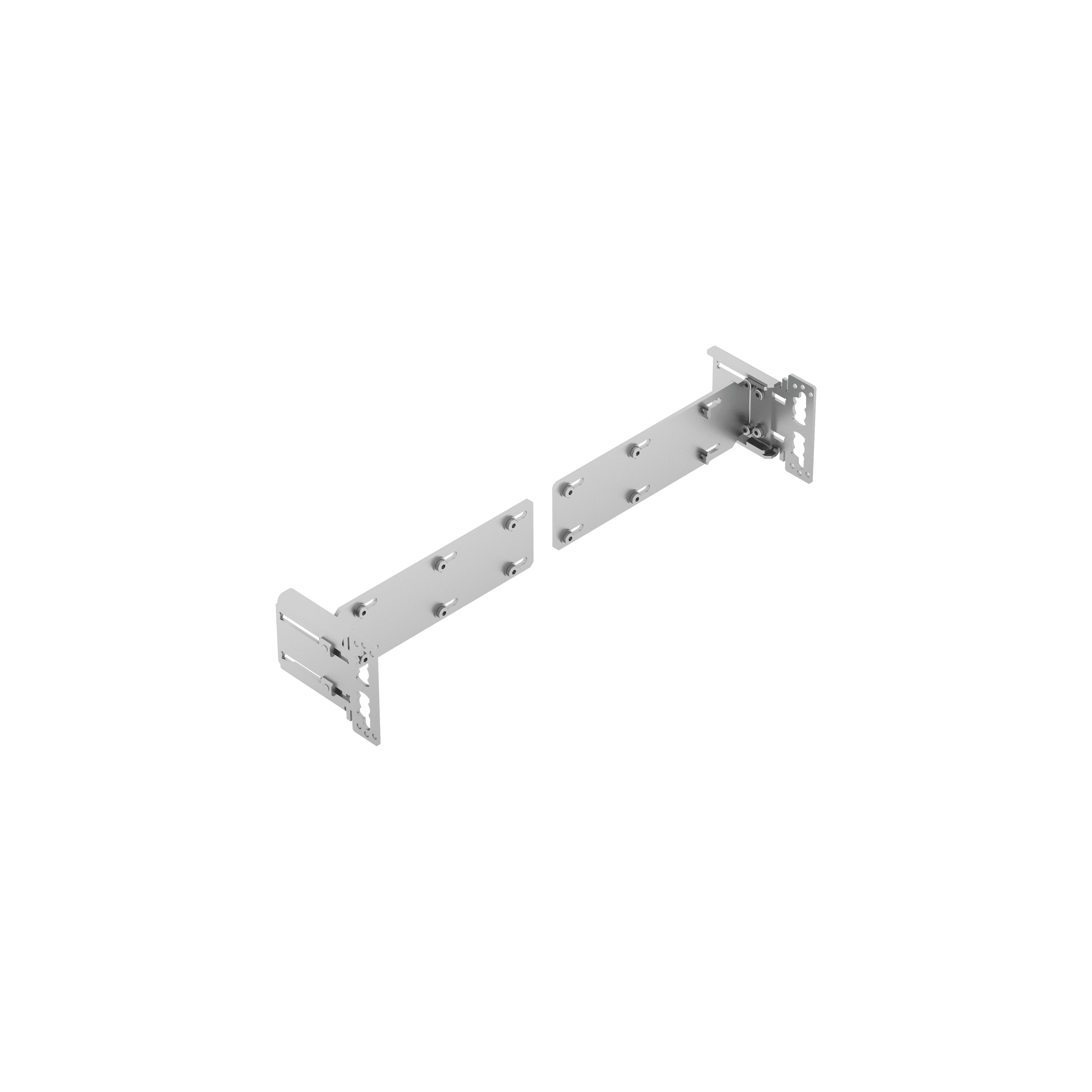 xGRID Attachment set for integrating in the dry wall construction - in Standard finish