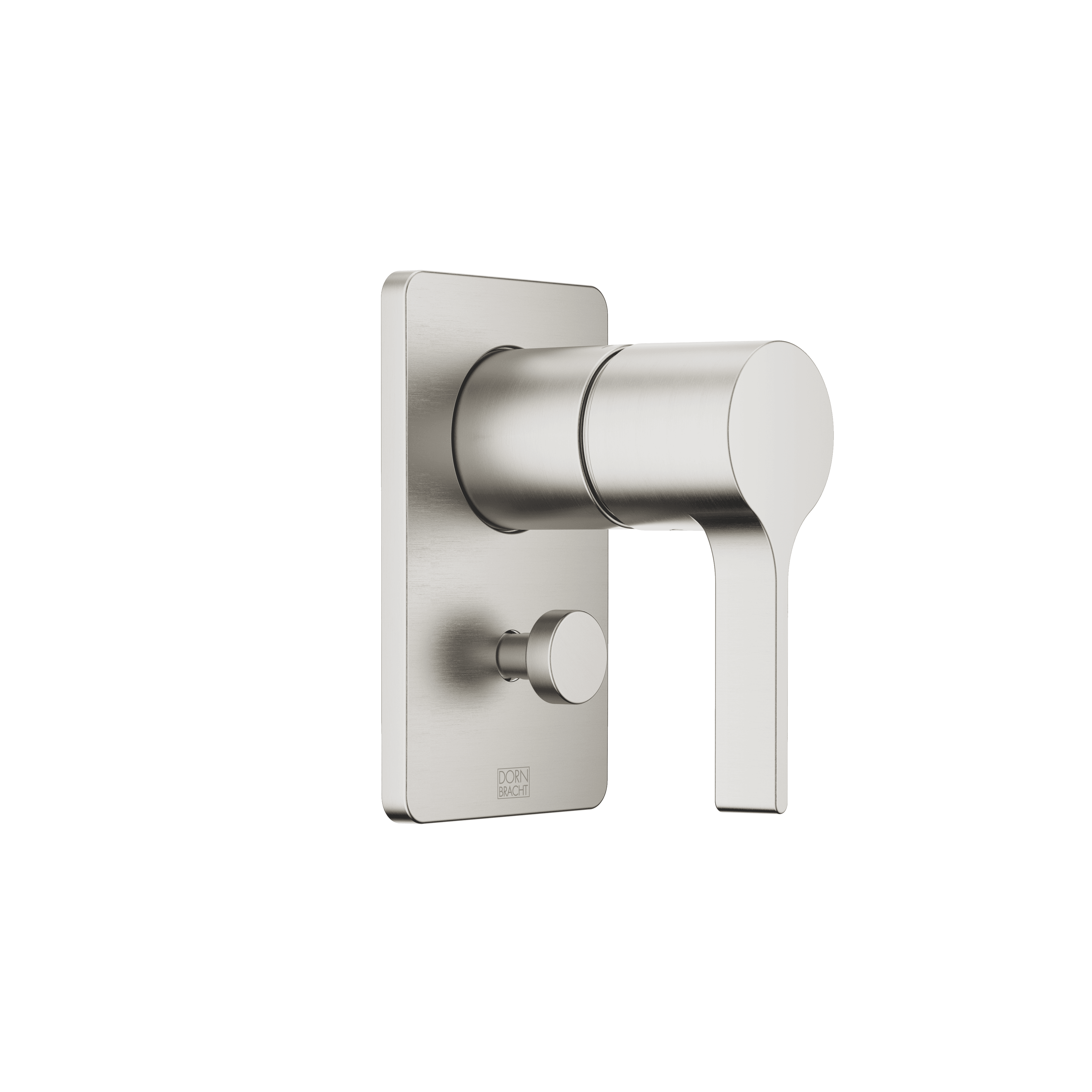 LULU Concealed single-lever mixer with diverter in Brushed Platinum