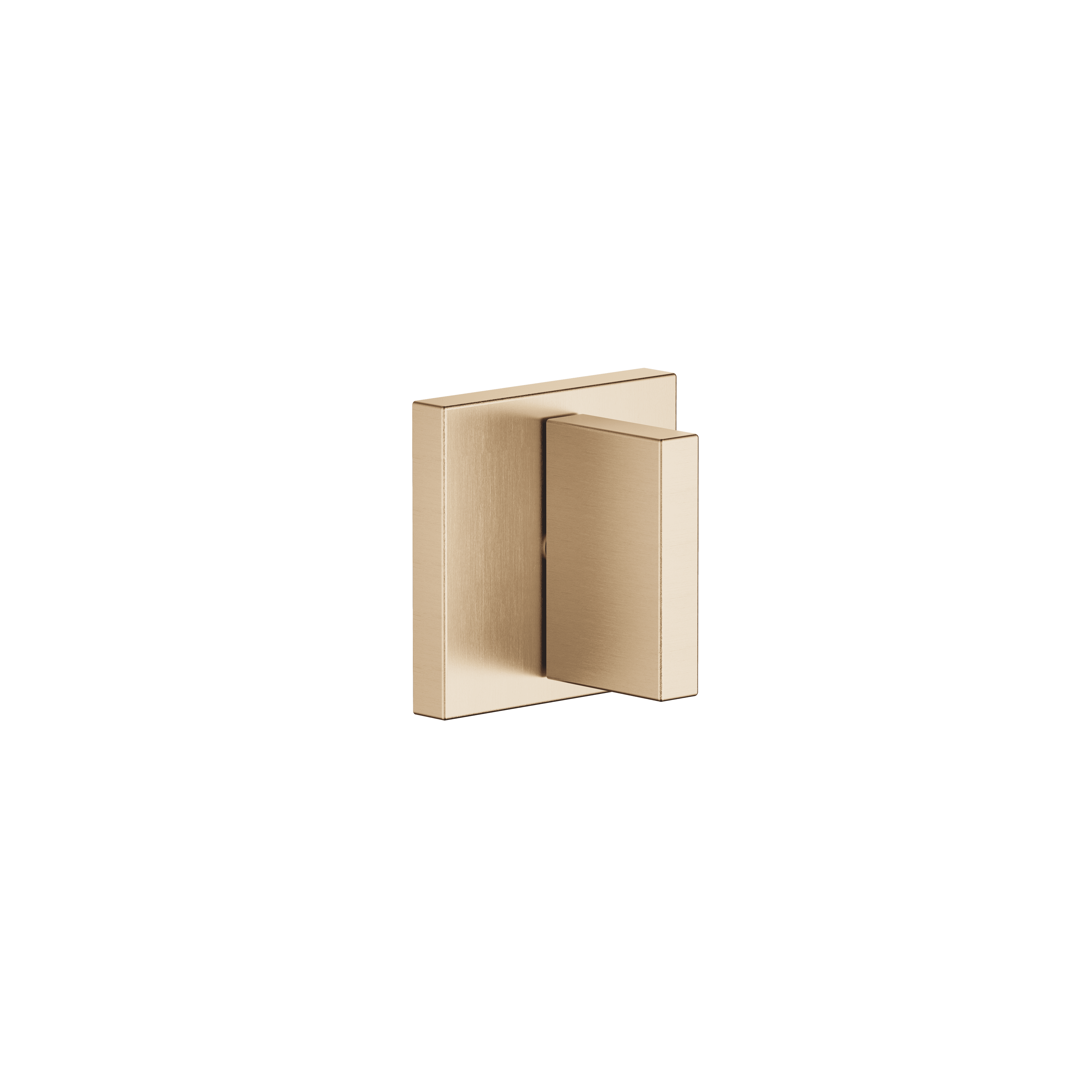 MEM Wall valve clockwise closing 1/2" in Brushed Light Gold (PVD)