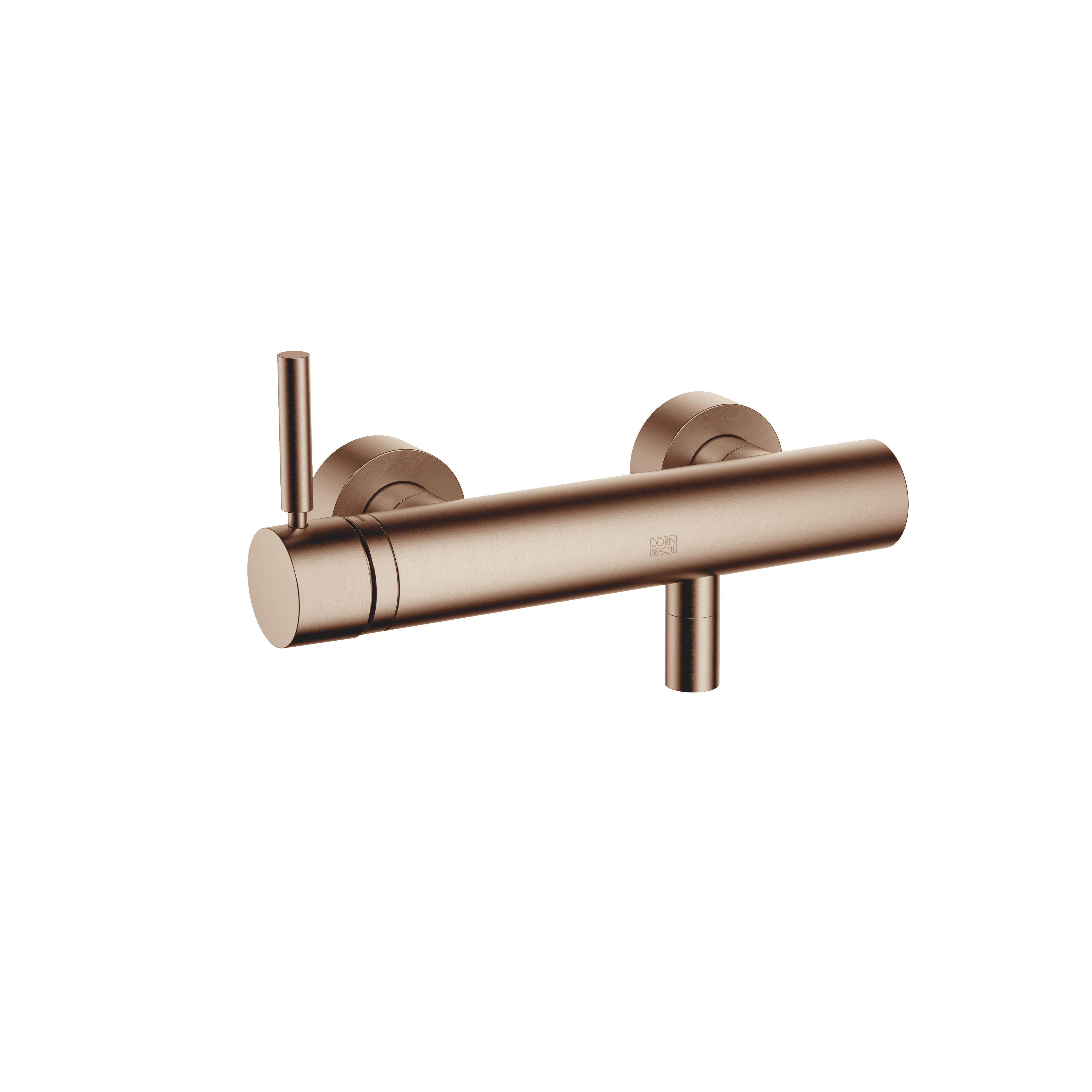 META Single-lever shower mixer for wall mounting in Brushed Bronze (PVD)