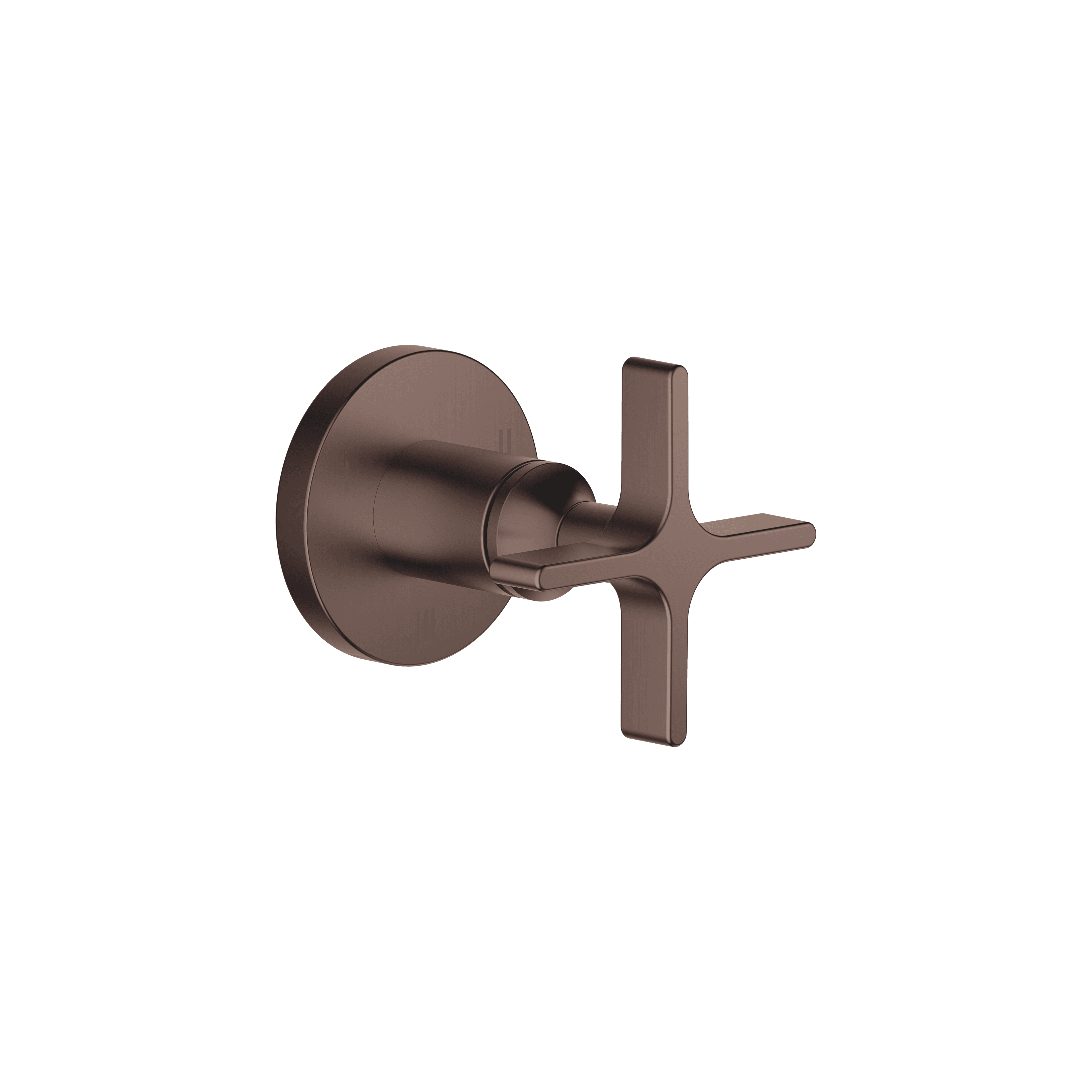 VAIA Concealed three-way diverter in Brushed Dark Bronze (PVD)
