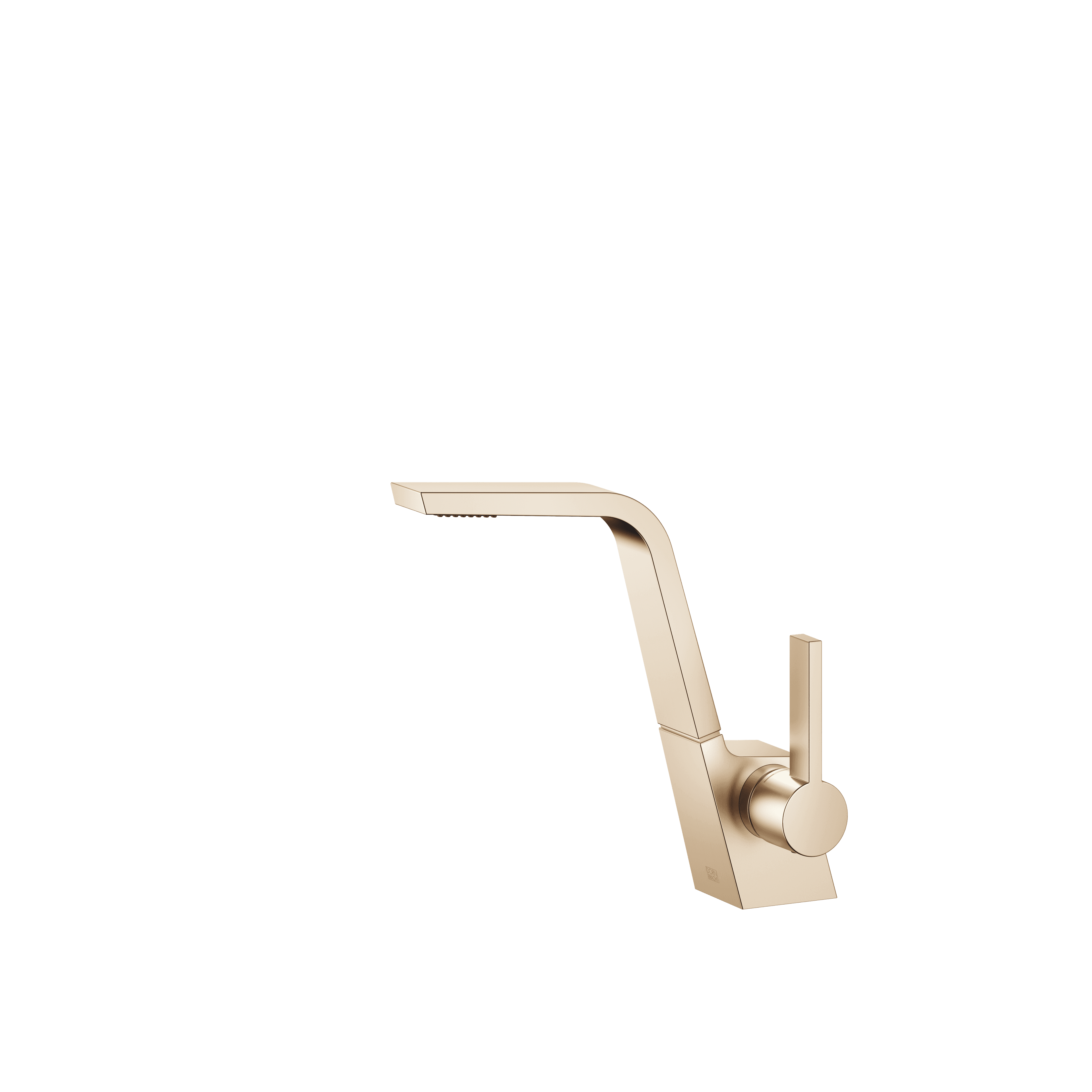 CL.1 Single-lever basin mixer without pop-up waste in Brushed Champagne (22kt Gold)