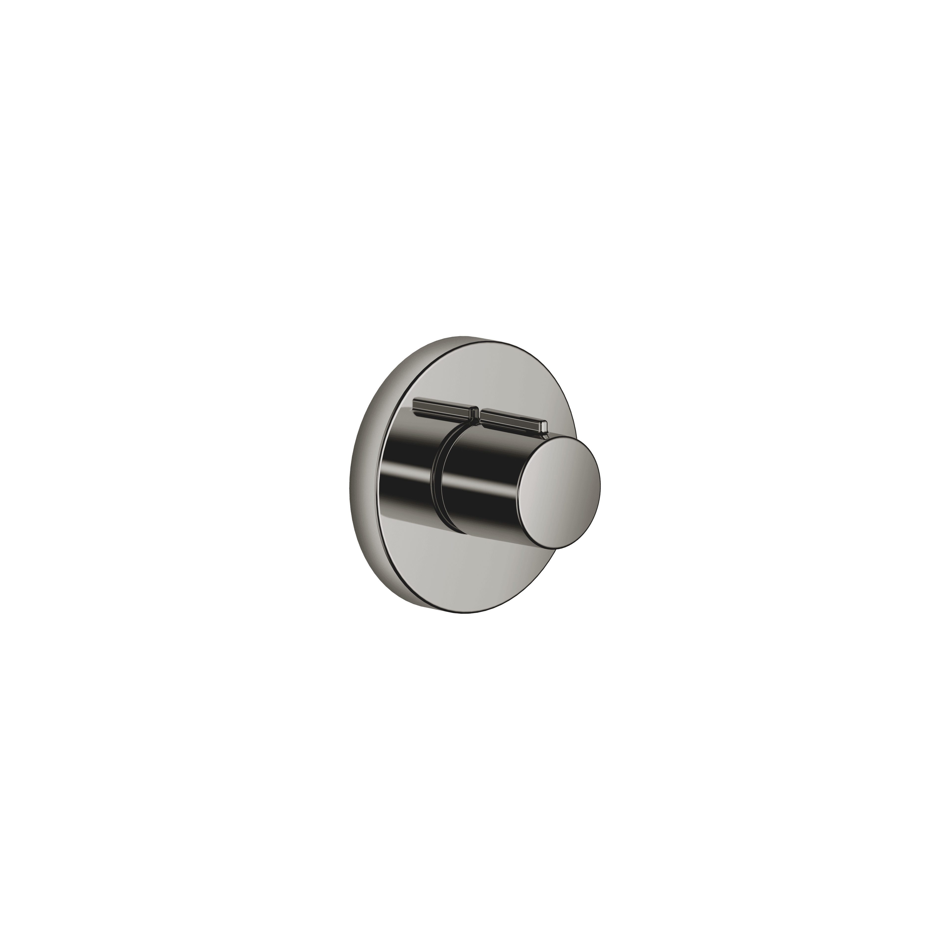 META Wall valve clockwise closing 1/2" in Dark Chrome