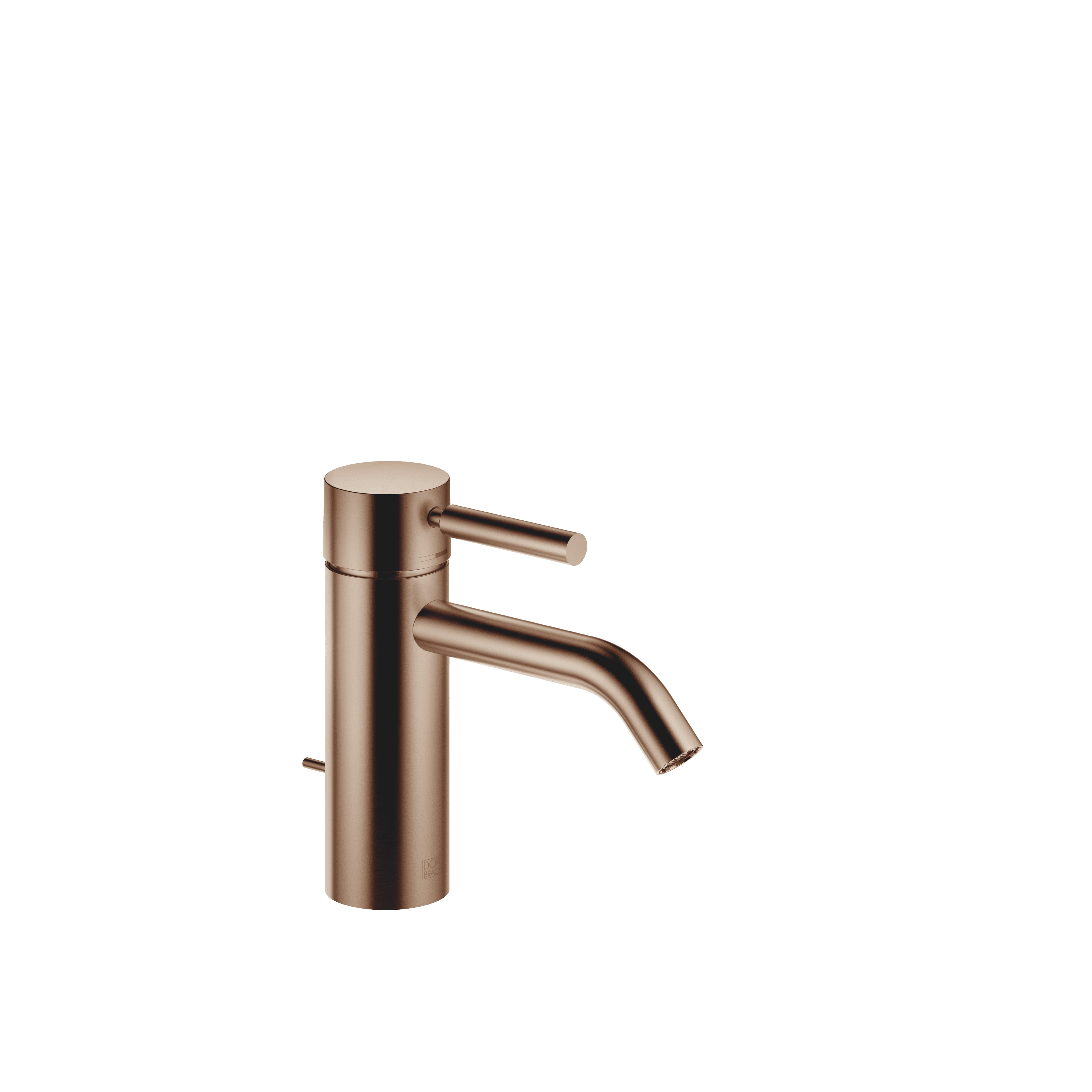 META Single-lever basin mixer with pop-up waste in Brushed Bronze (PVD)