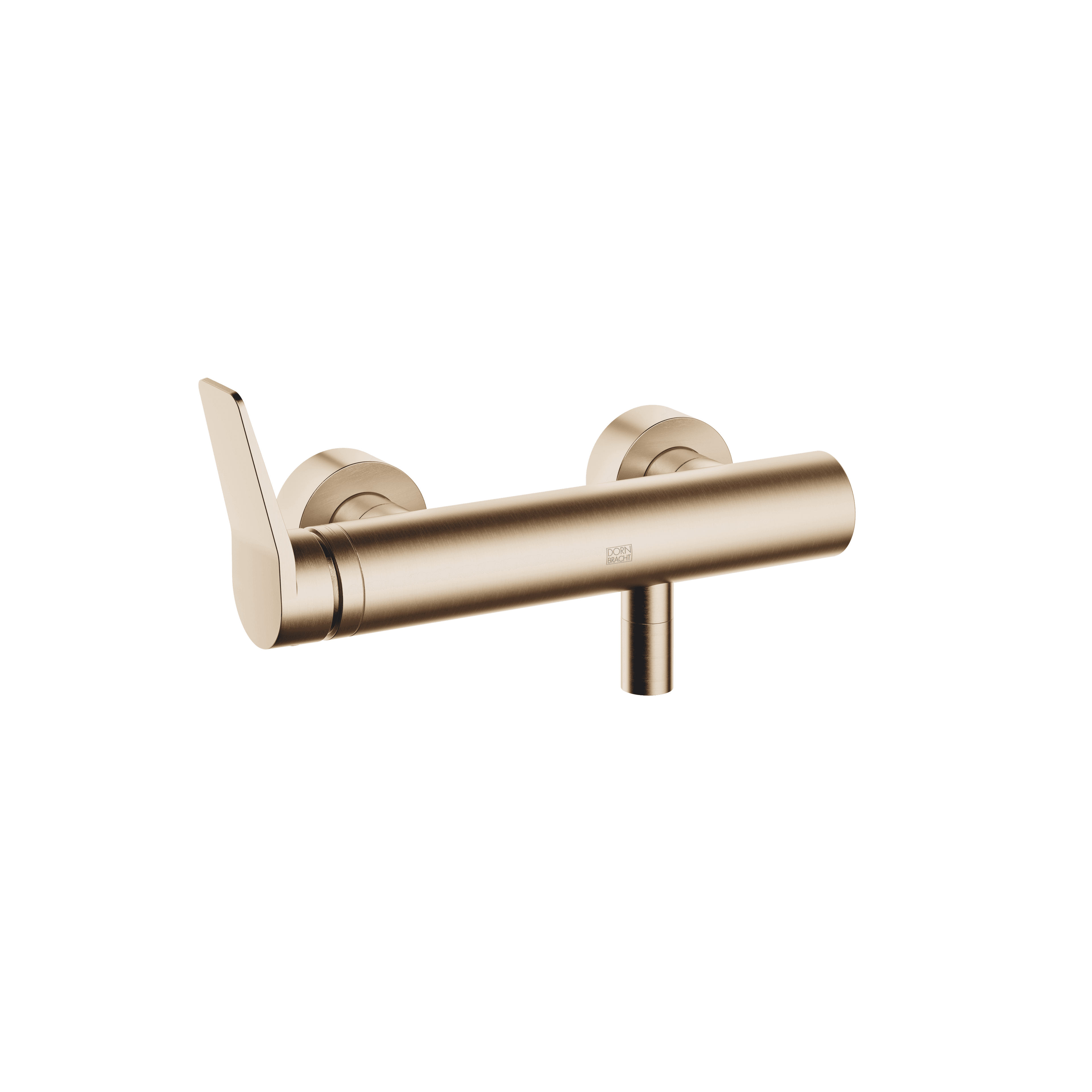 LISSÉ Single-lever shower mixer for wall mounting in Brushed Light Gold (PVD)