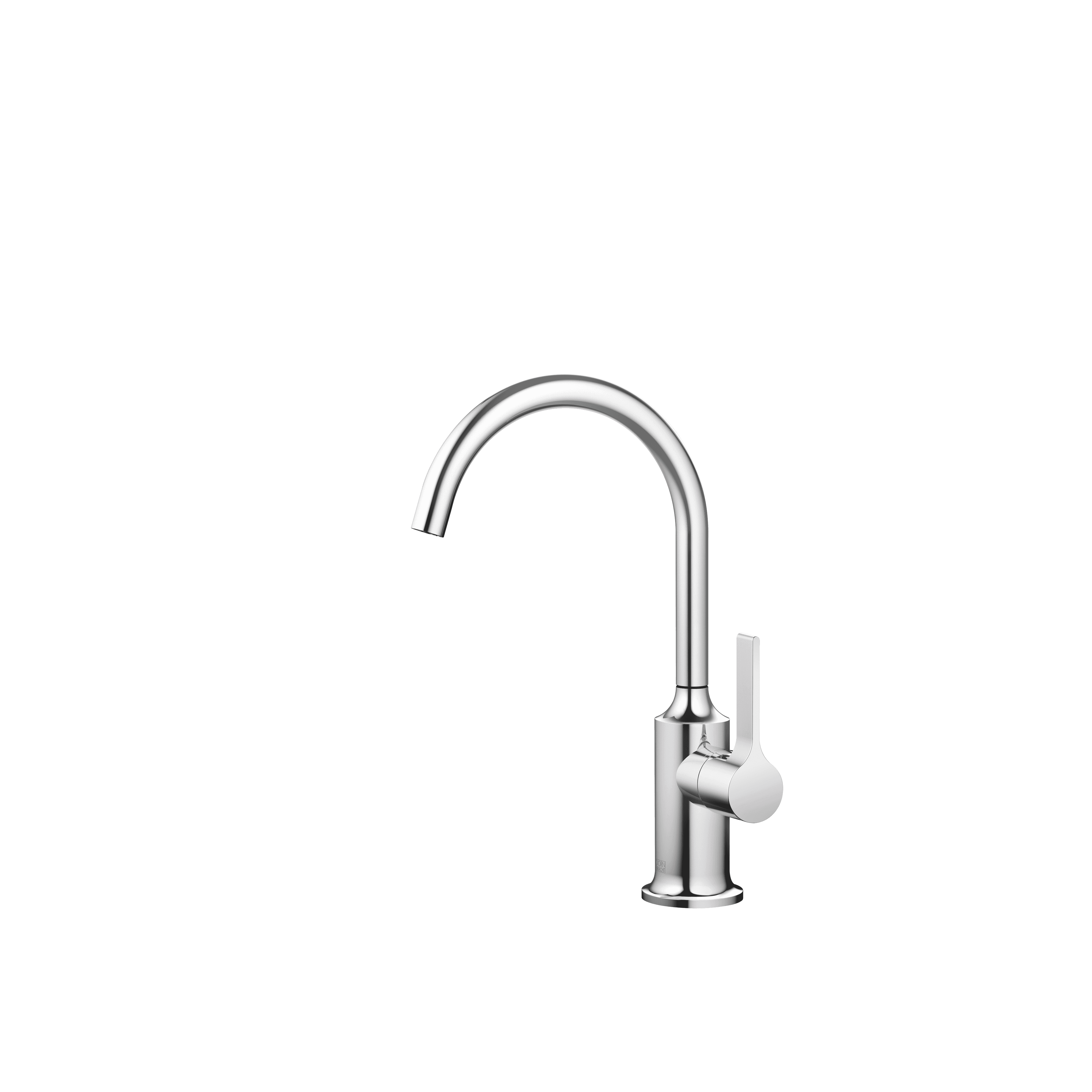 VAIA Single-lever basin mixer without pop-up waste in Chrome
