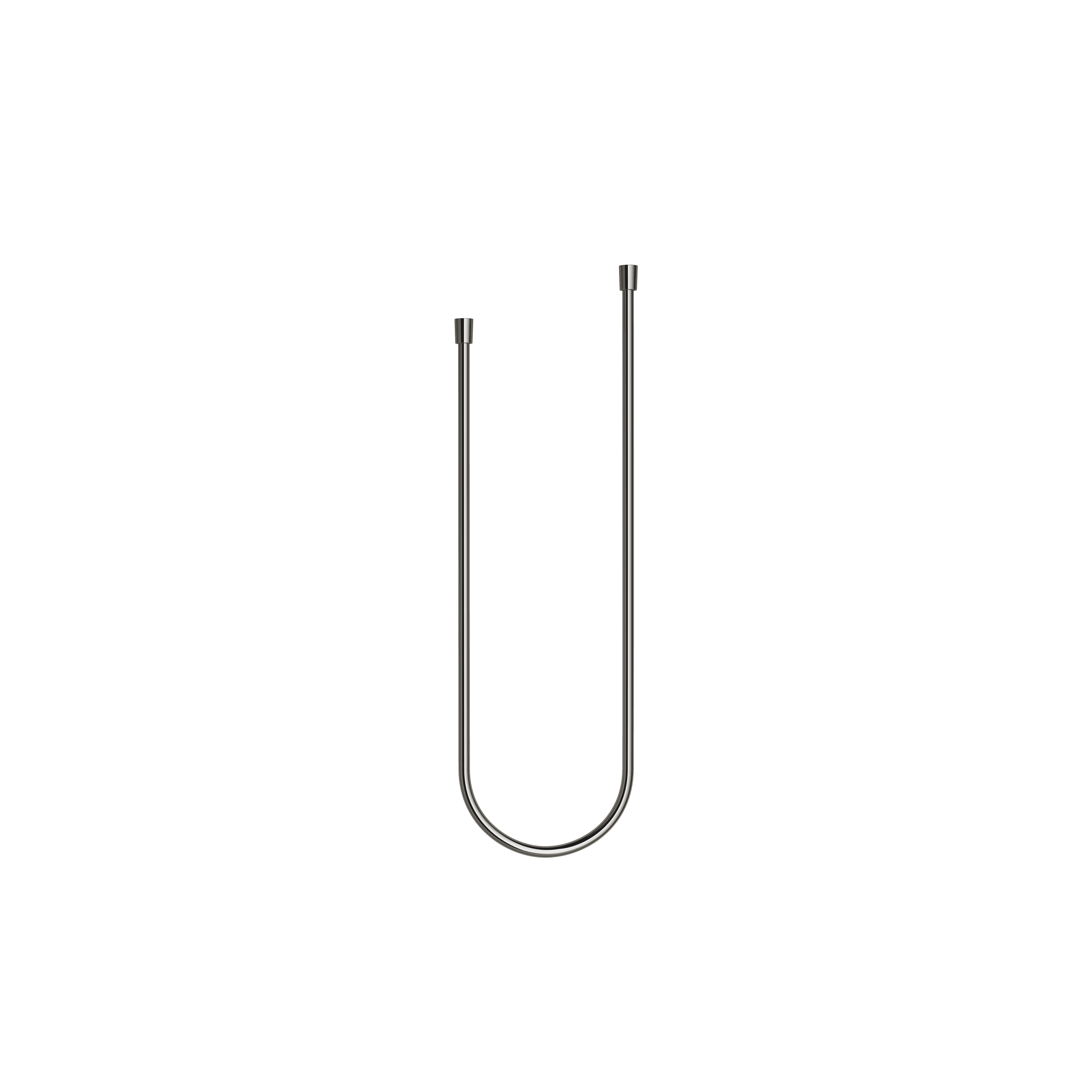 Plastic shower hose 1/2" x 1/2" x 1750 mm in Dark Chrome