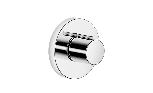META Wall valve clockwise closing 1/2" in Light Gold (PVD)