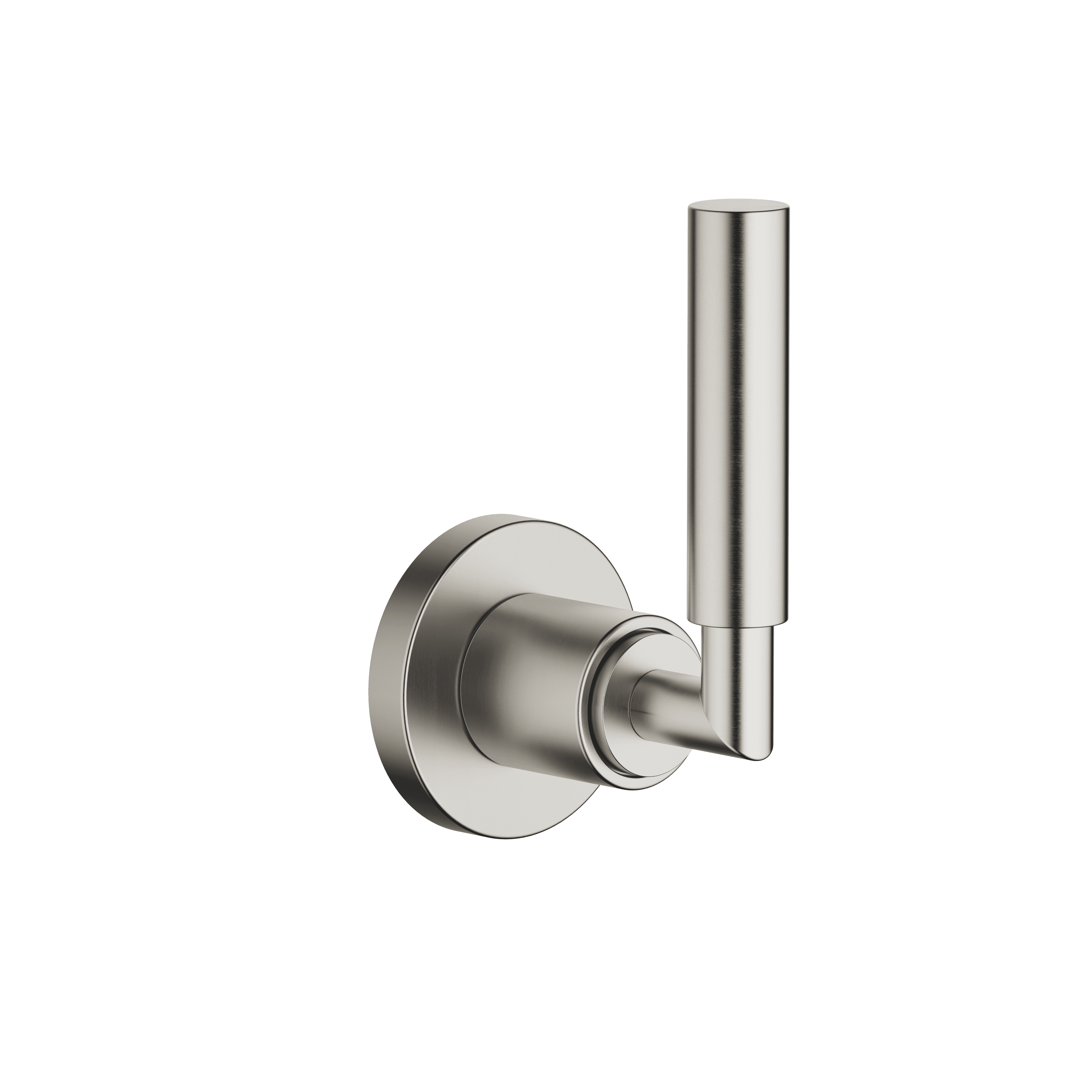 TARA Wall valve clockwise closing 1/2" in Brushed Platinum