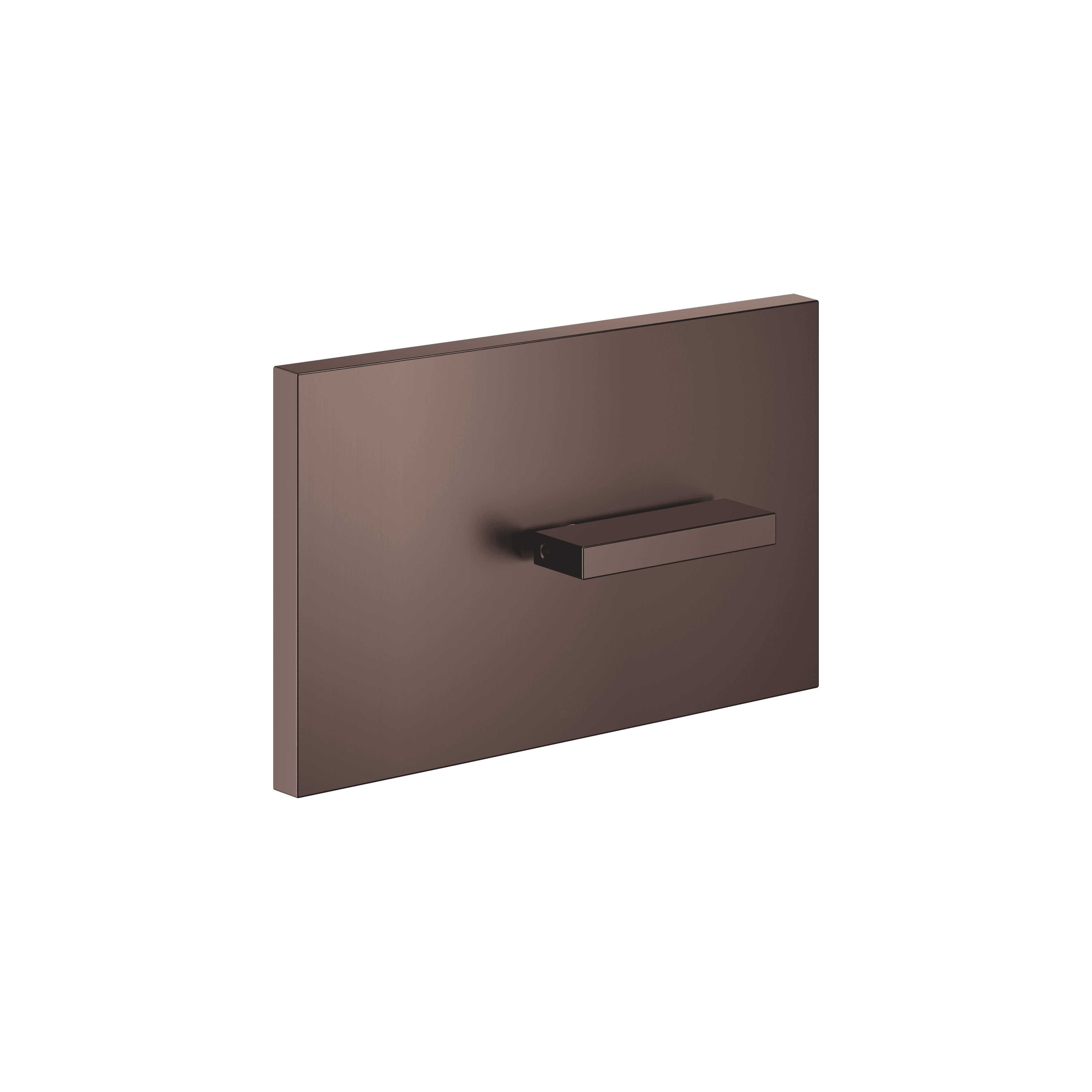 Cover plate for the concealed WC cistern made by TeCe in Brushed Dark Bronze (PVD)