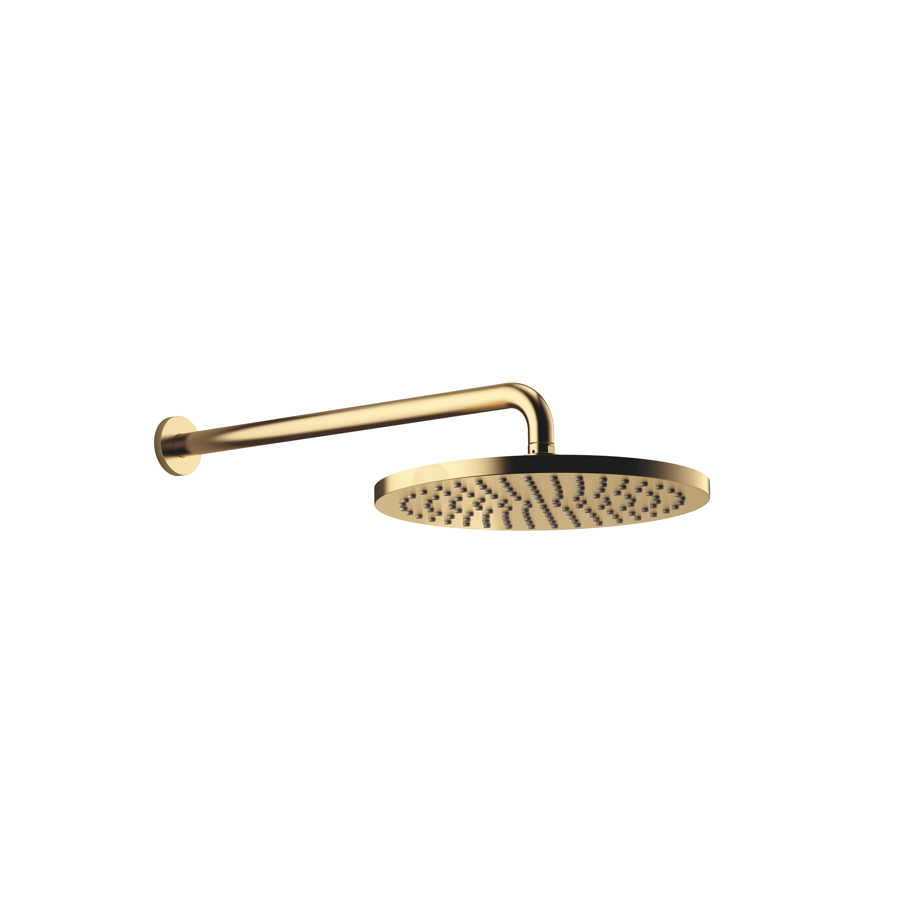 Rain shower with wall fixing 300 mm in Brushed Durabrass (23kt Gold)