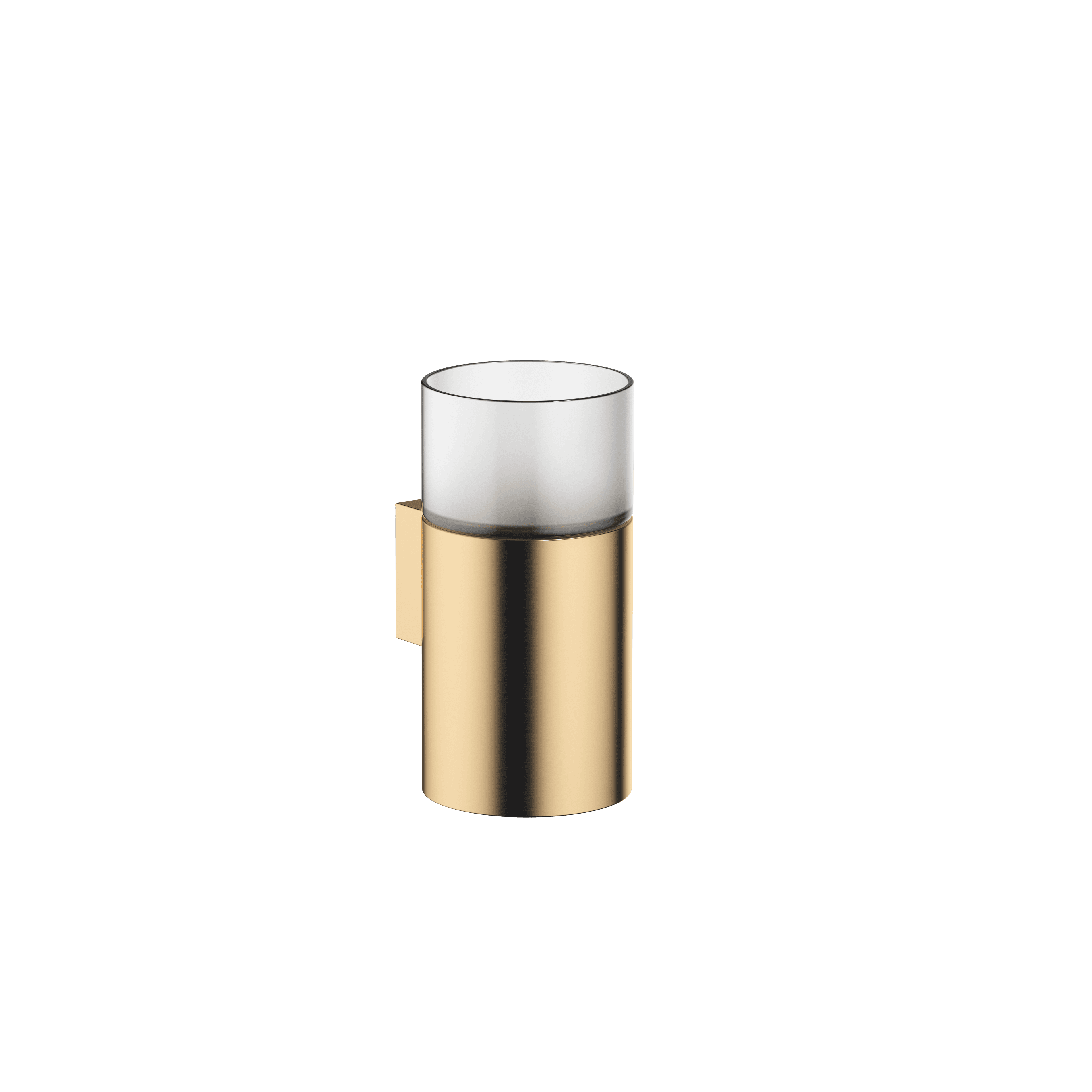 Tumbler holder wall model in Brushed Durabrass (23kt Gold)