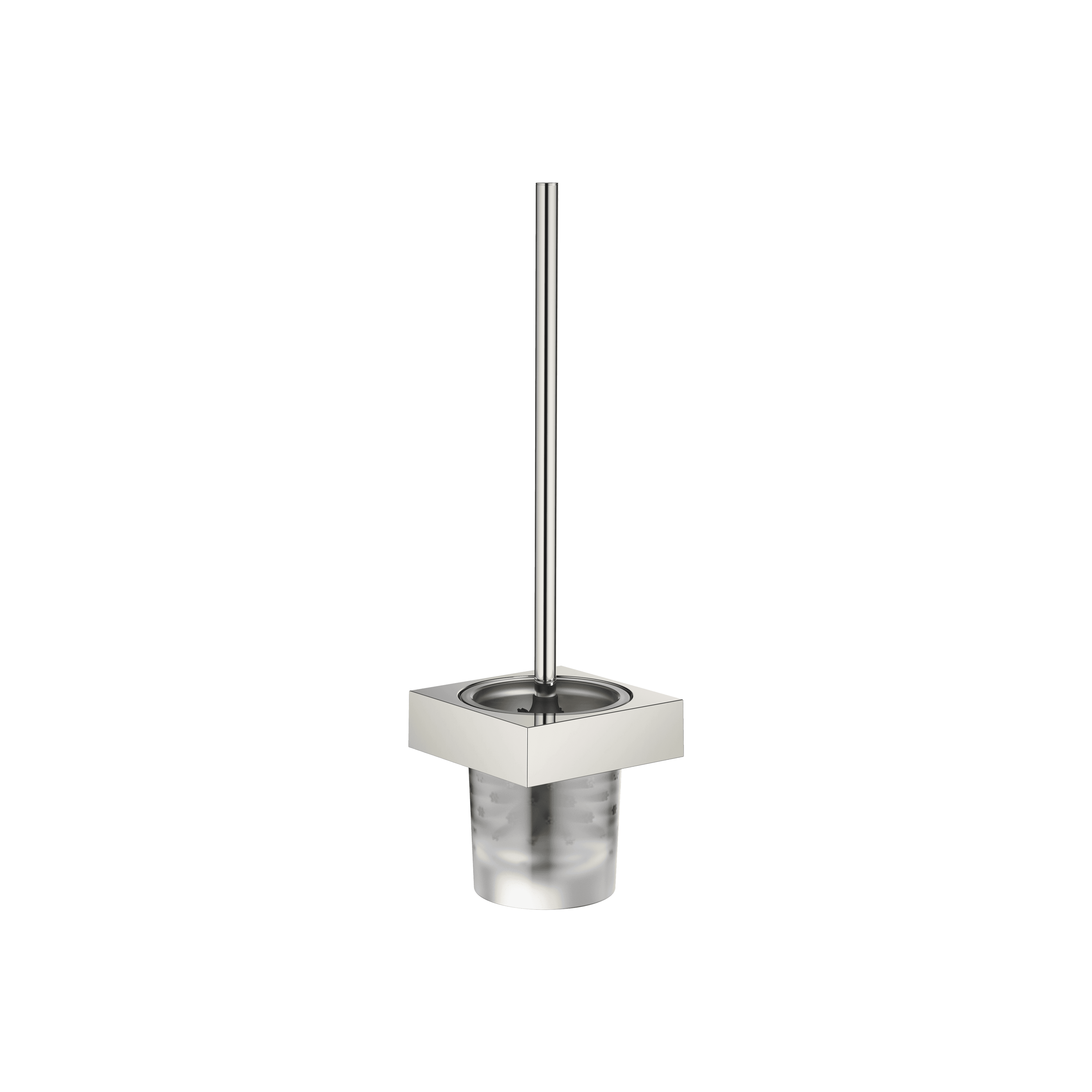 Toilet brush set wall model in Platinum