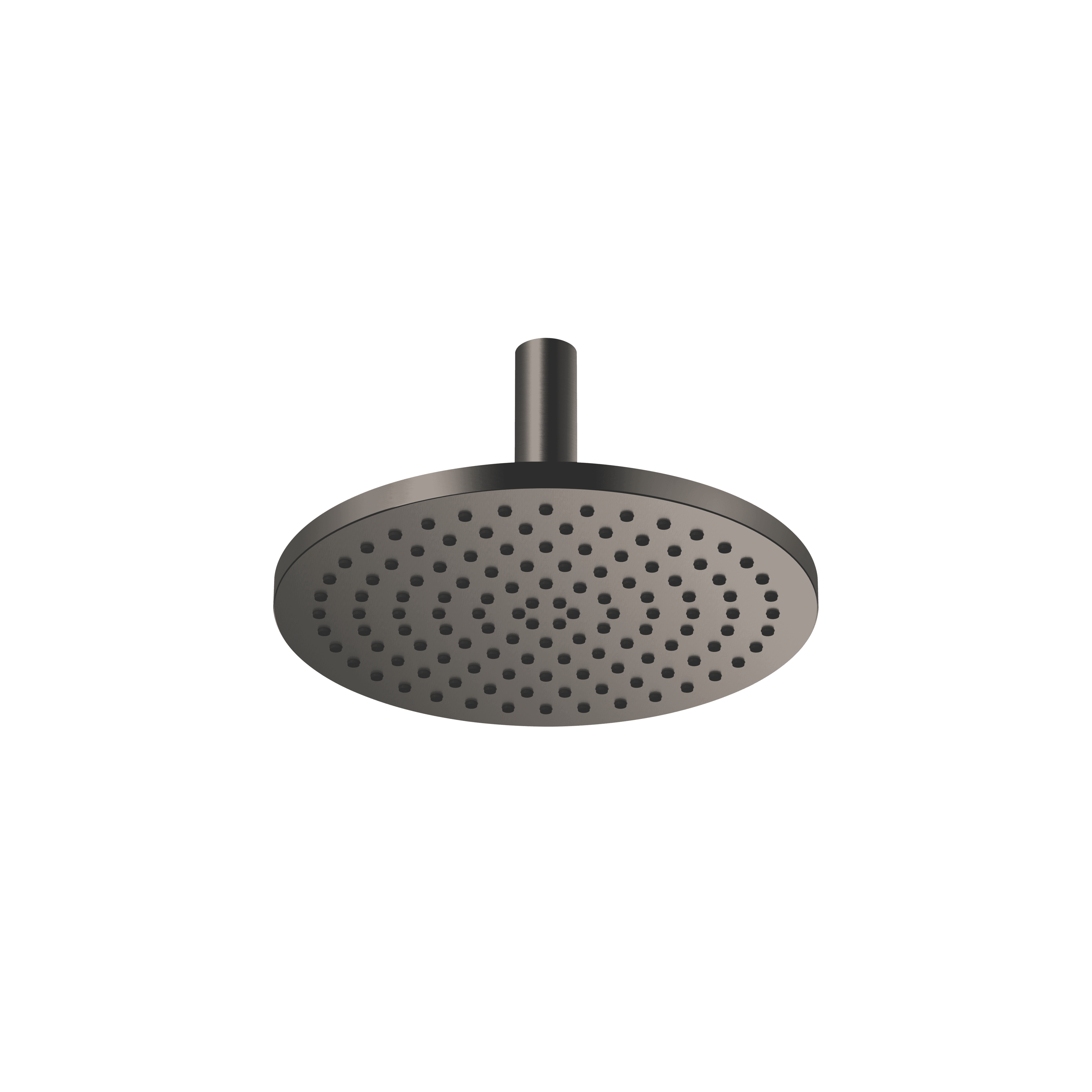 Rain shower with ceiling fixing FlowReduce 300 mm in Brushed Dark Platinum
