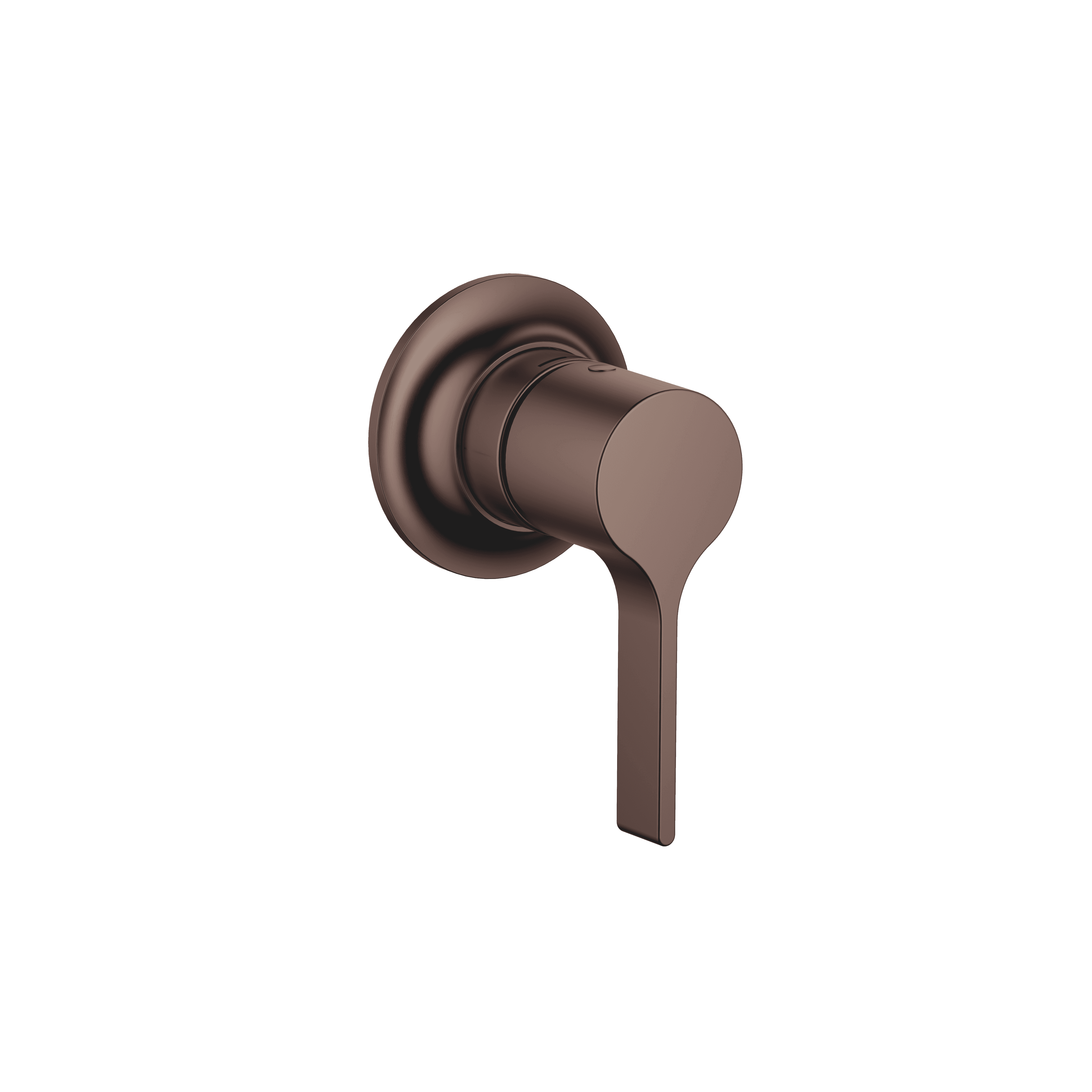 VAIA Concealed single-lever mixer with cover plate in Brushed Dark Bronze (PVD)
