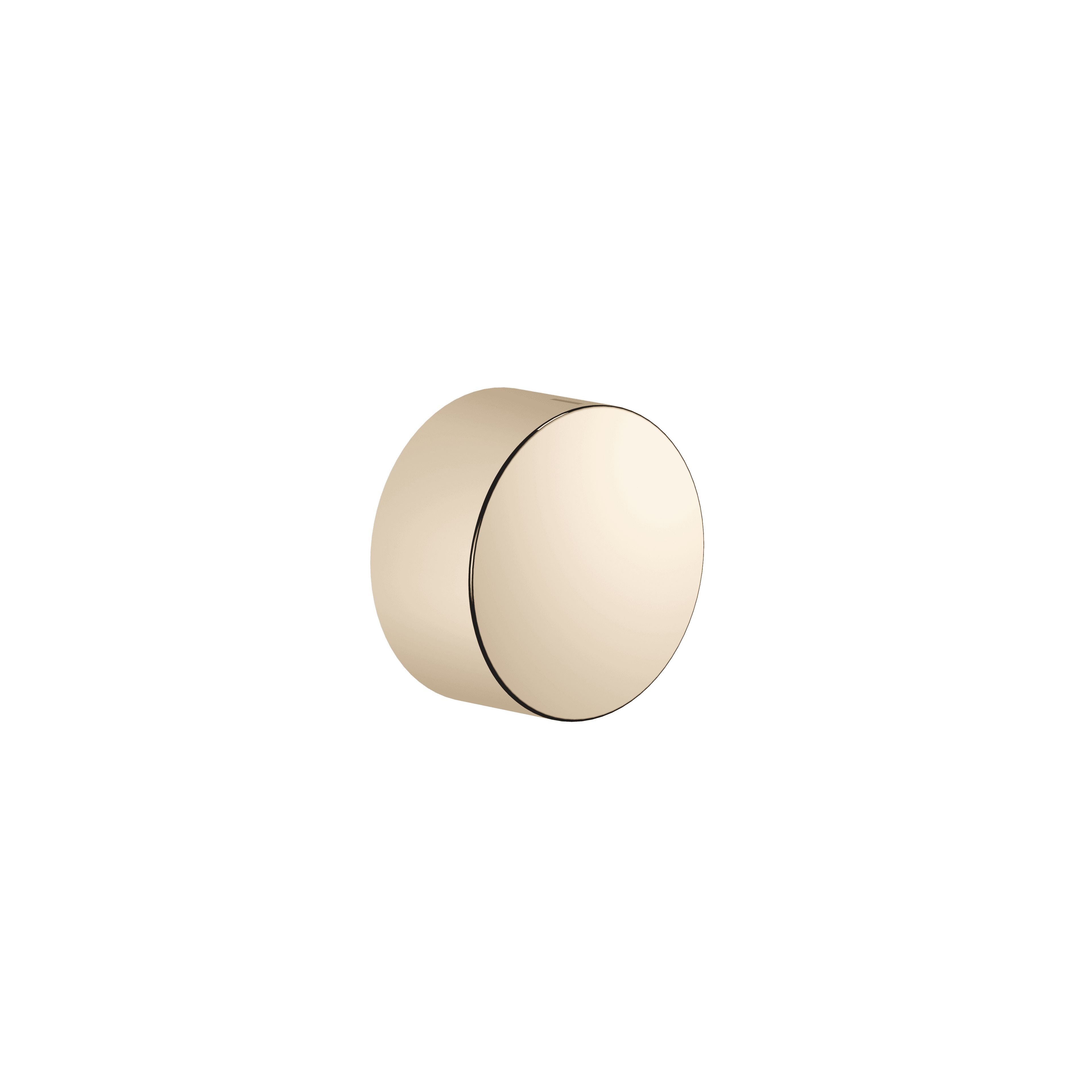 Wall valve clockwise closing cold 1/2" in Champagne (22kt Gold)