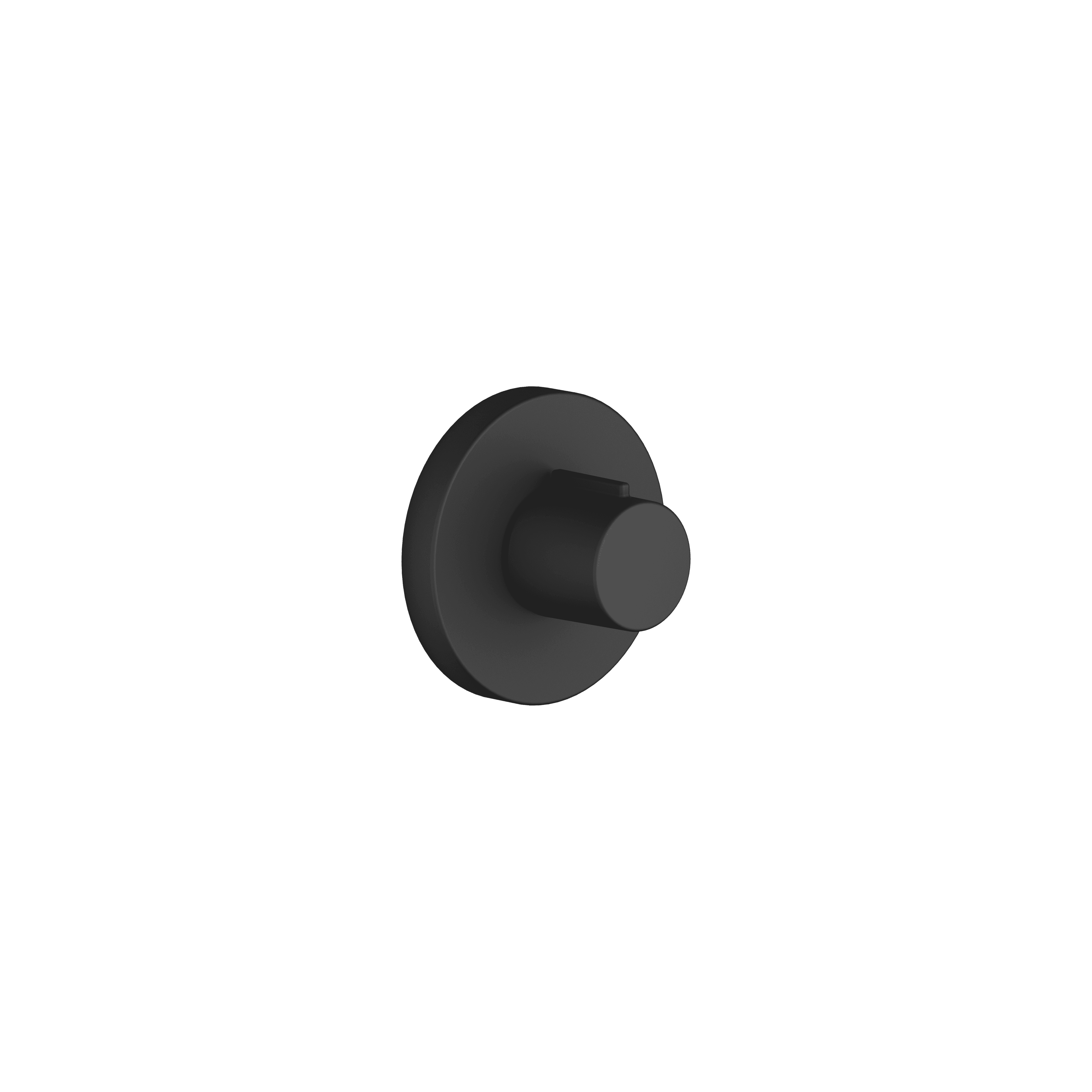 META Wall valve clockwise closing 3/4" in Matte Black