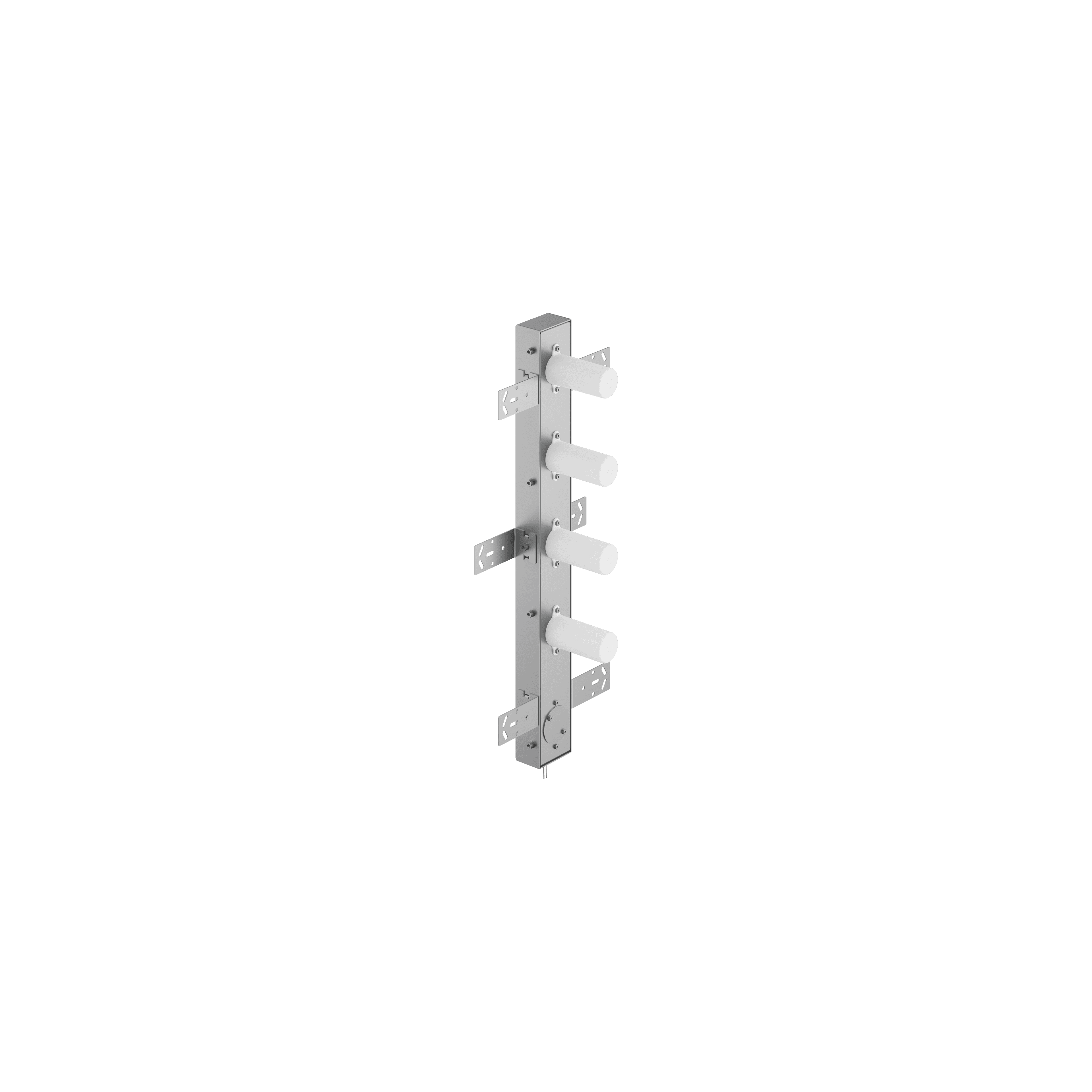 Concealed wall installation box for towel warmer , 4-fold , without control element - in Standard finish