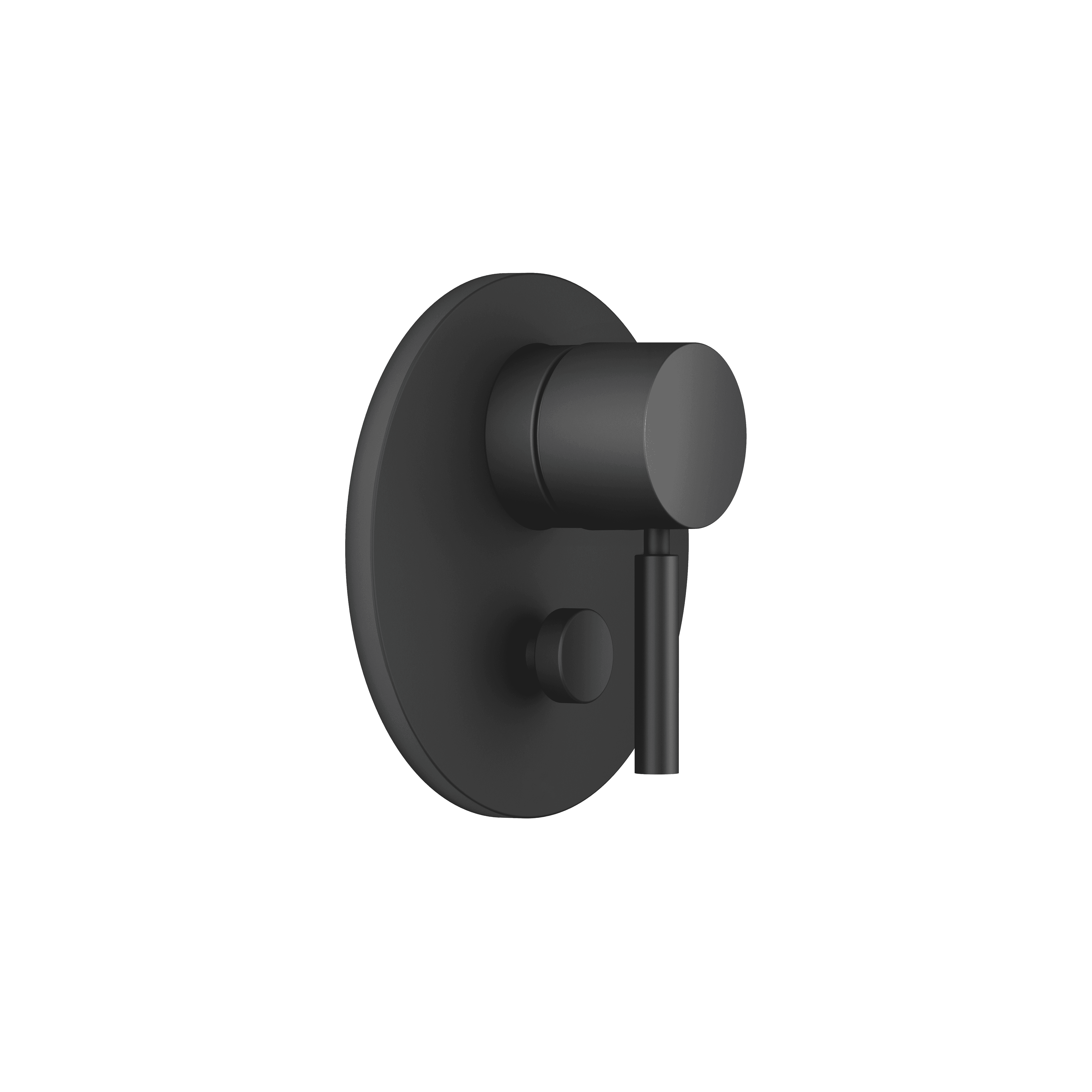 Concealed single-lever mixer with diverter in Matte Black