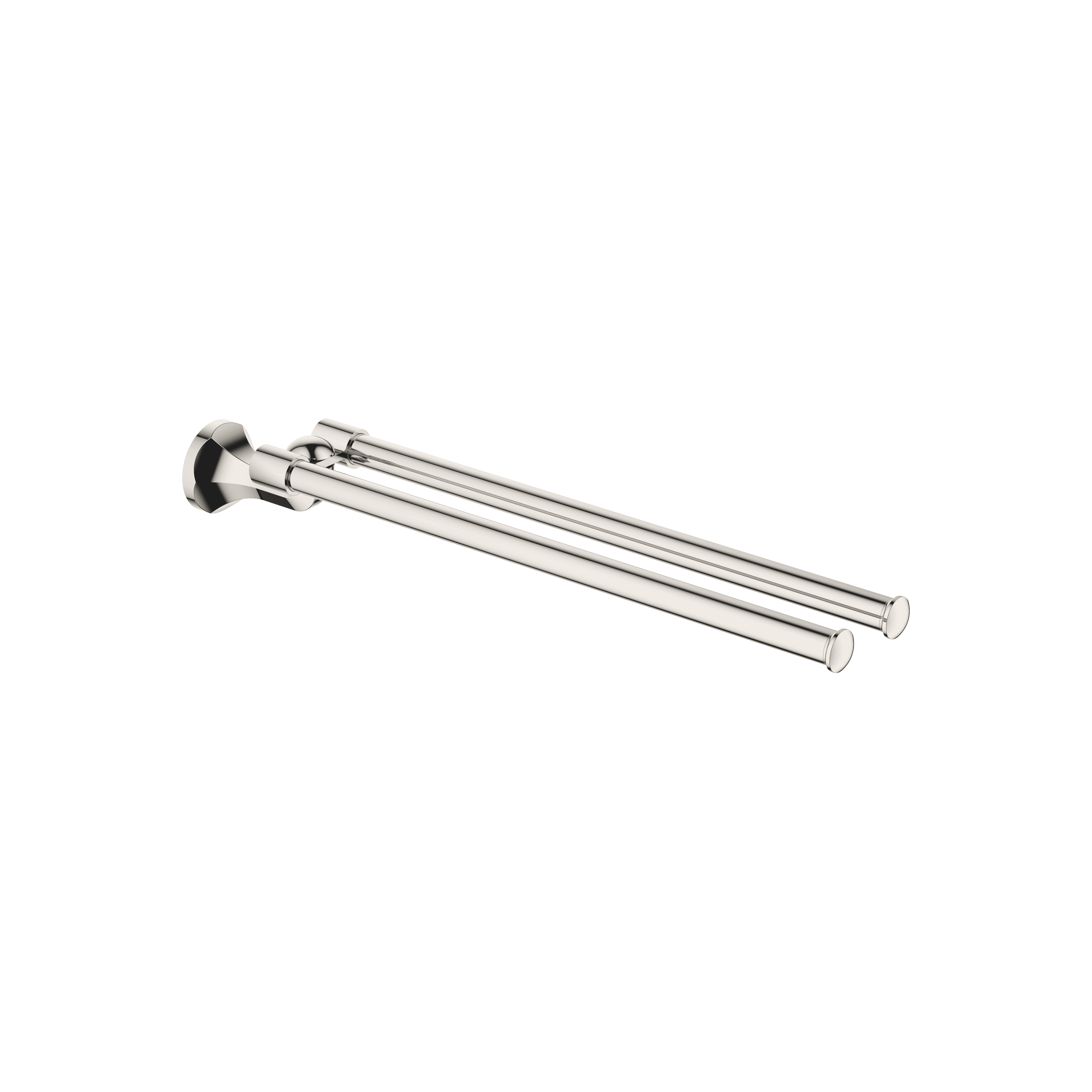 MADISON Towel bar in two parts swivel in Platinum