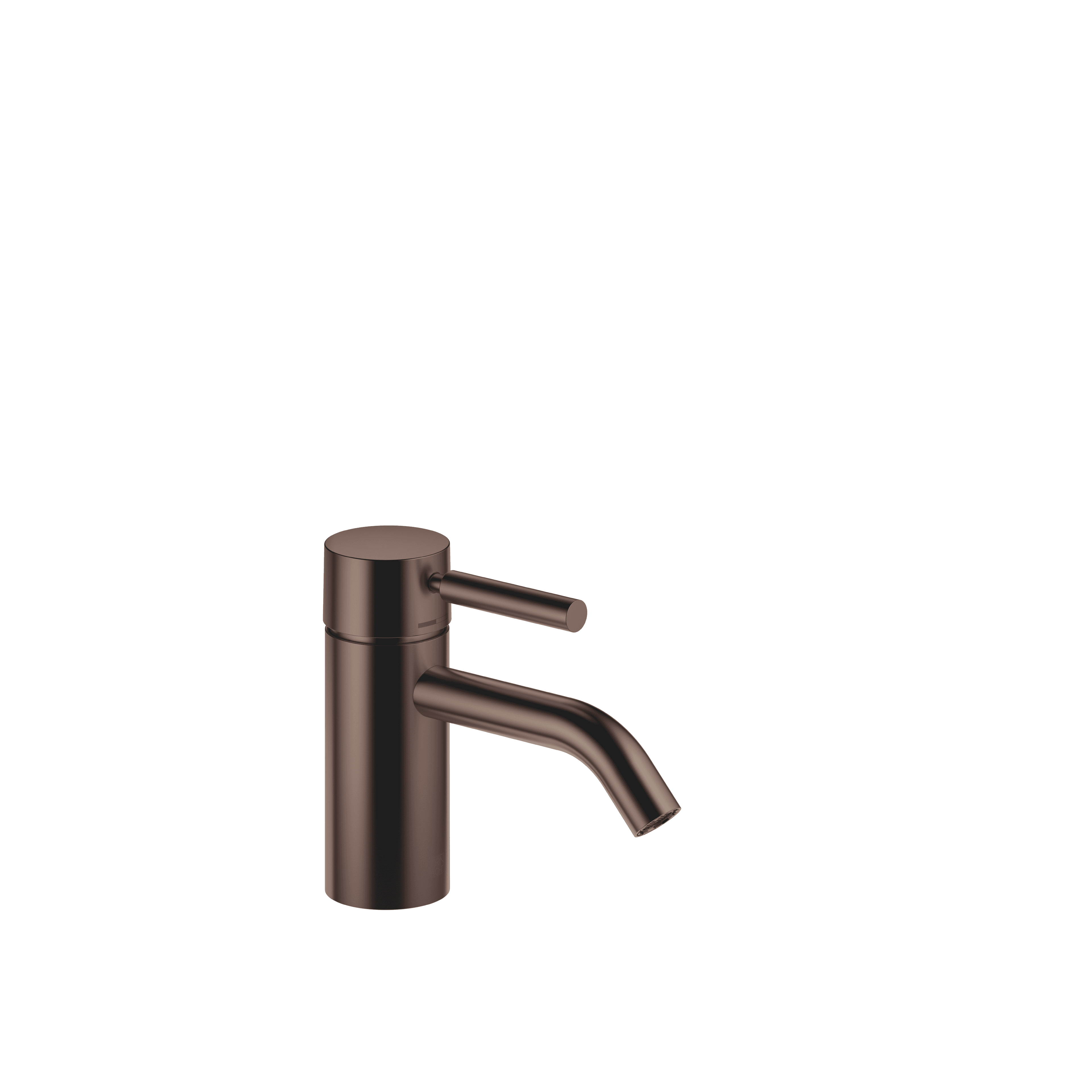 META Single-lever basin mixer without pop-up waste in Brushed Dark Bronze (PVD)