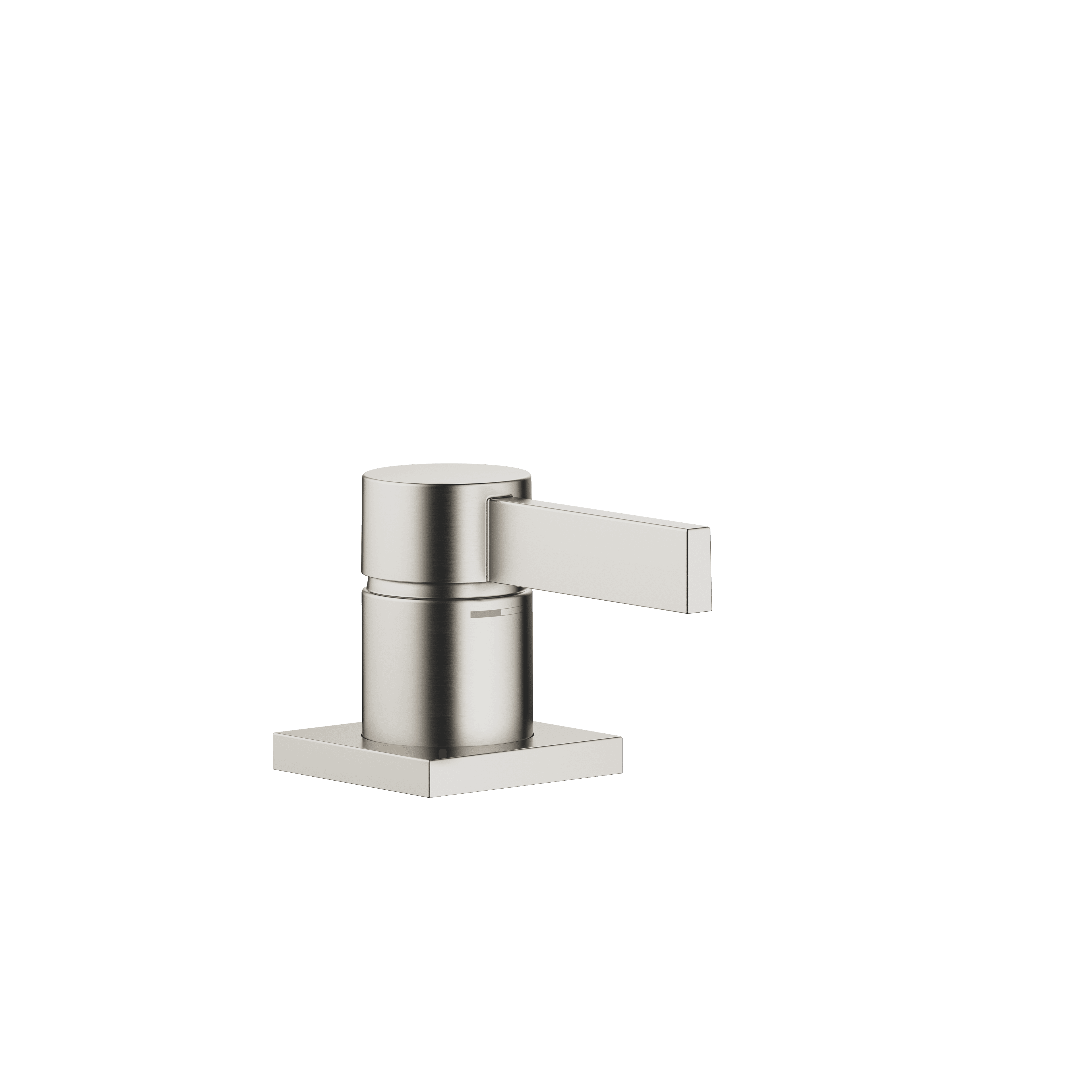 MEM Single-lever basin mixer in Brushed Platinum