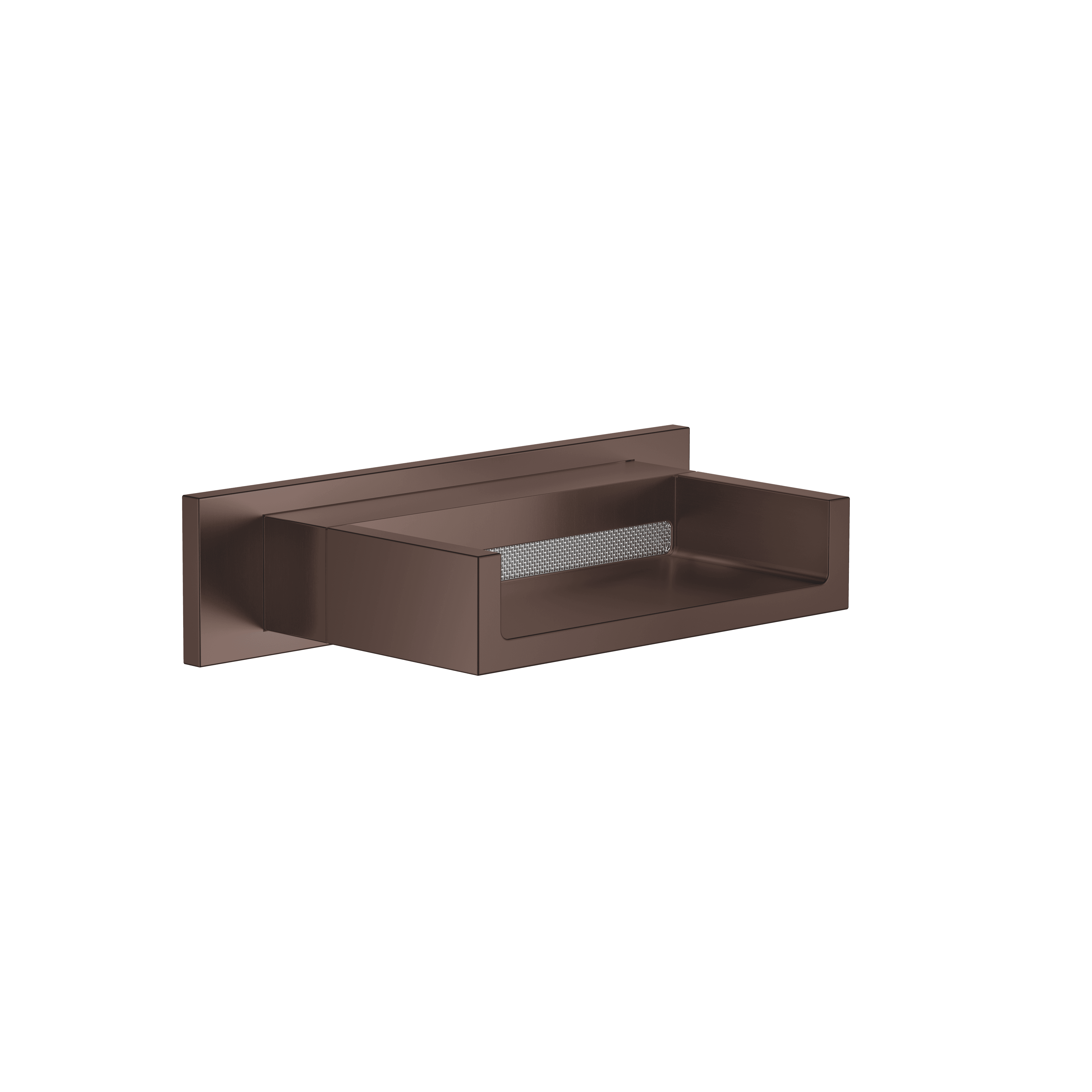 WATER FALL Cascade spout for wall mounting in Brushed Dark Bronze (PVD)