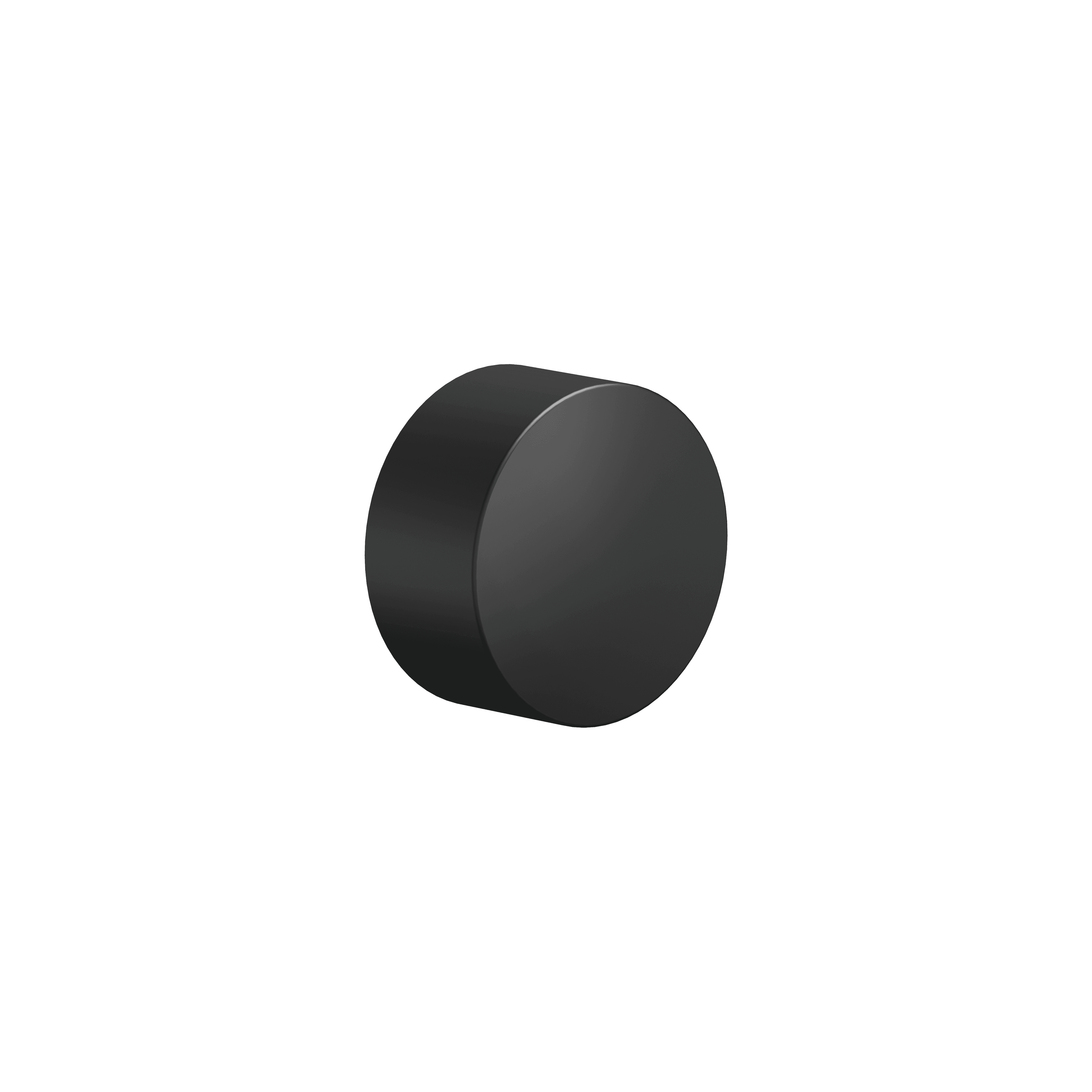 Wall valve clockwise closing 3/4" in Matte Black