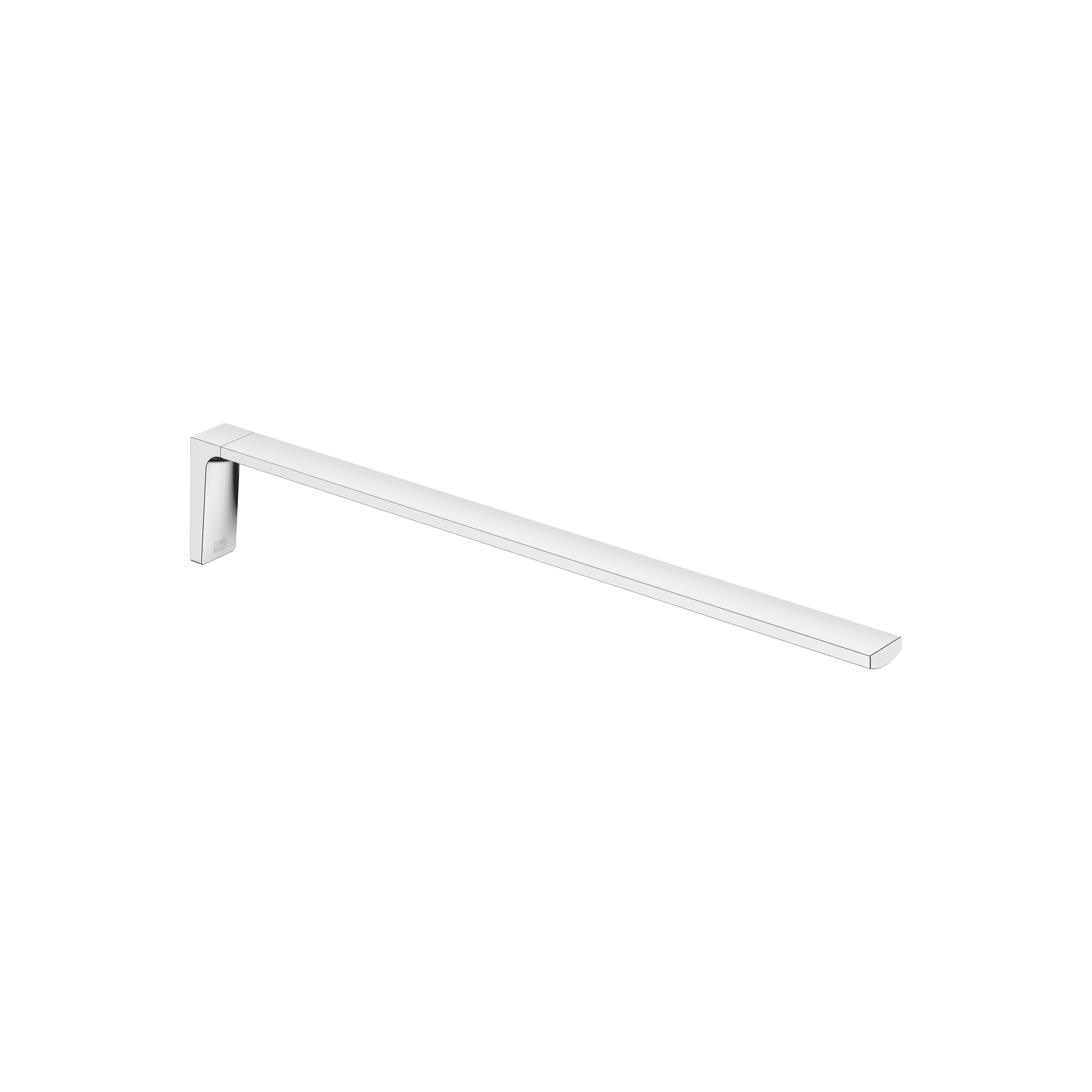 Towel bar 1-piece non-swivel in Chrome