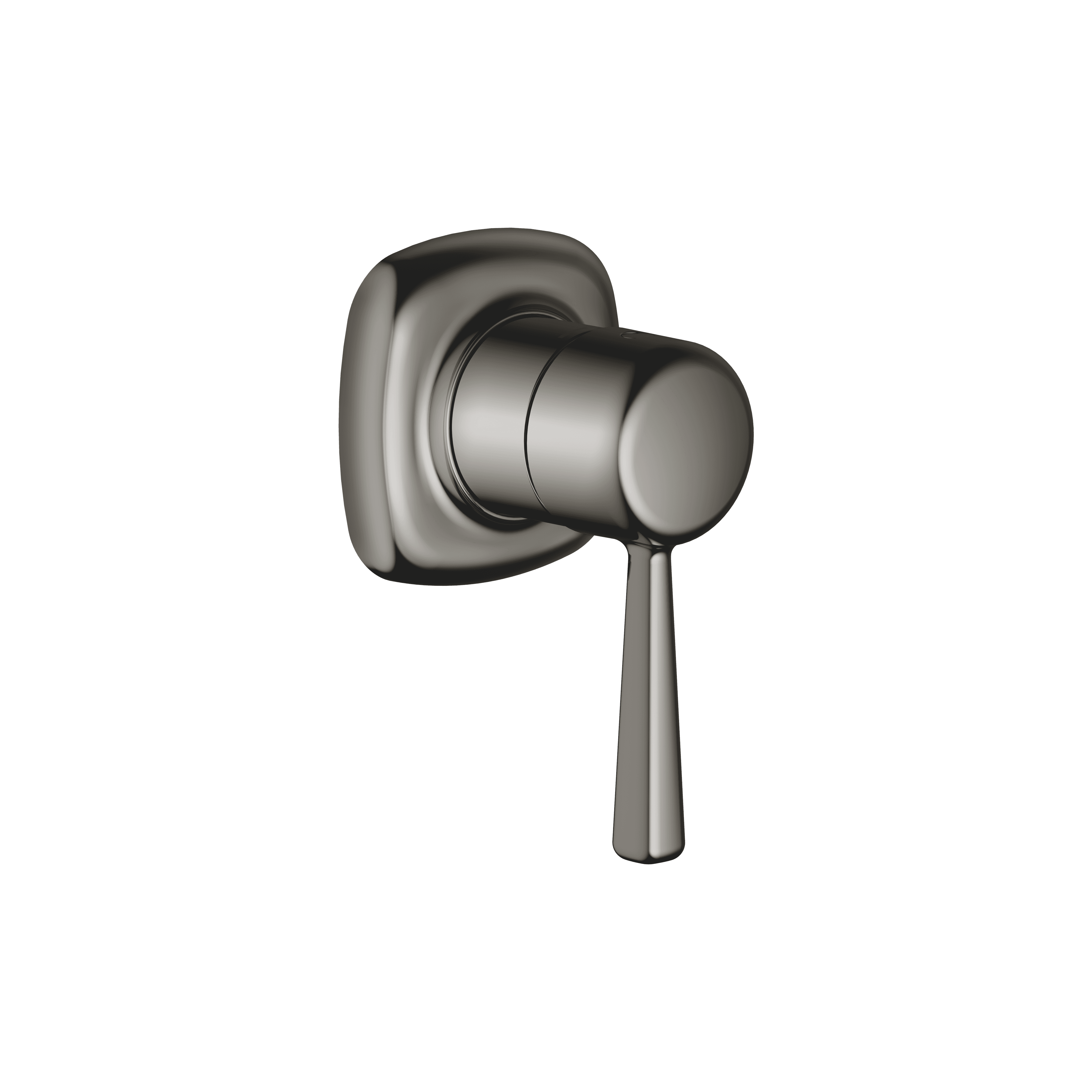 COYA Concealed single-lever mixer with cover plate in Dark Chrome