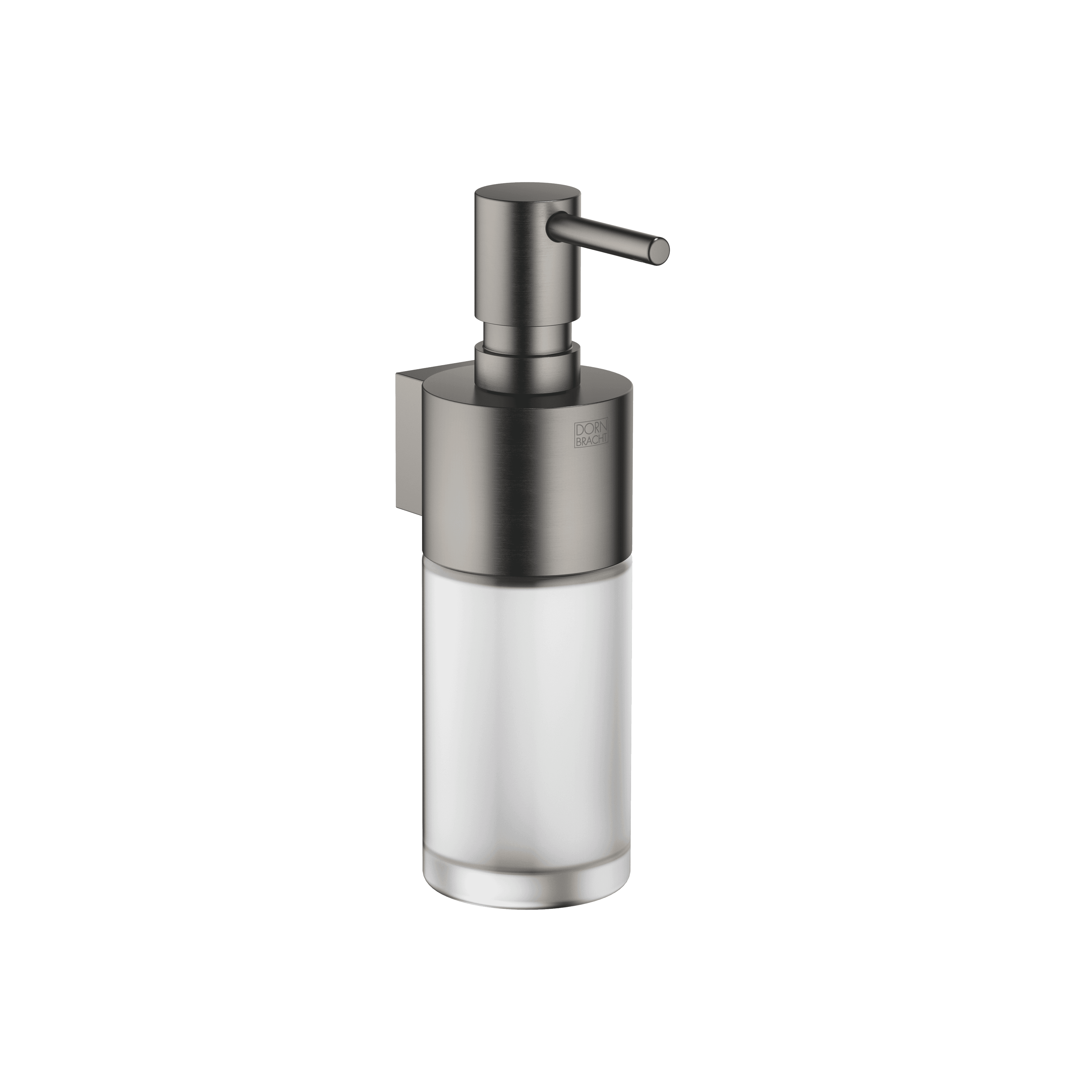Dispenser wall model in Brushed Dark Platinum