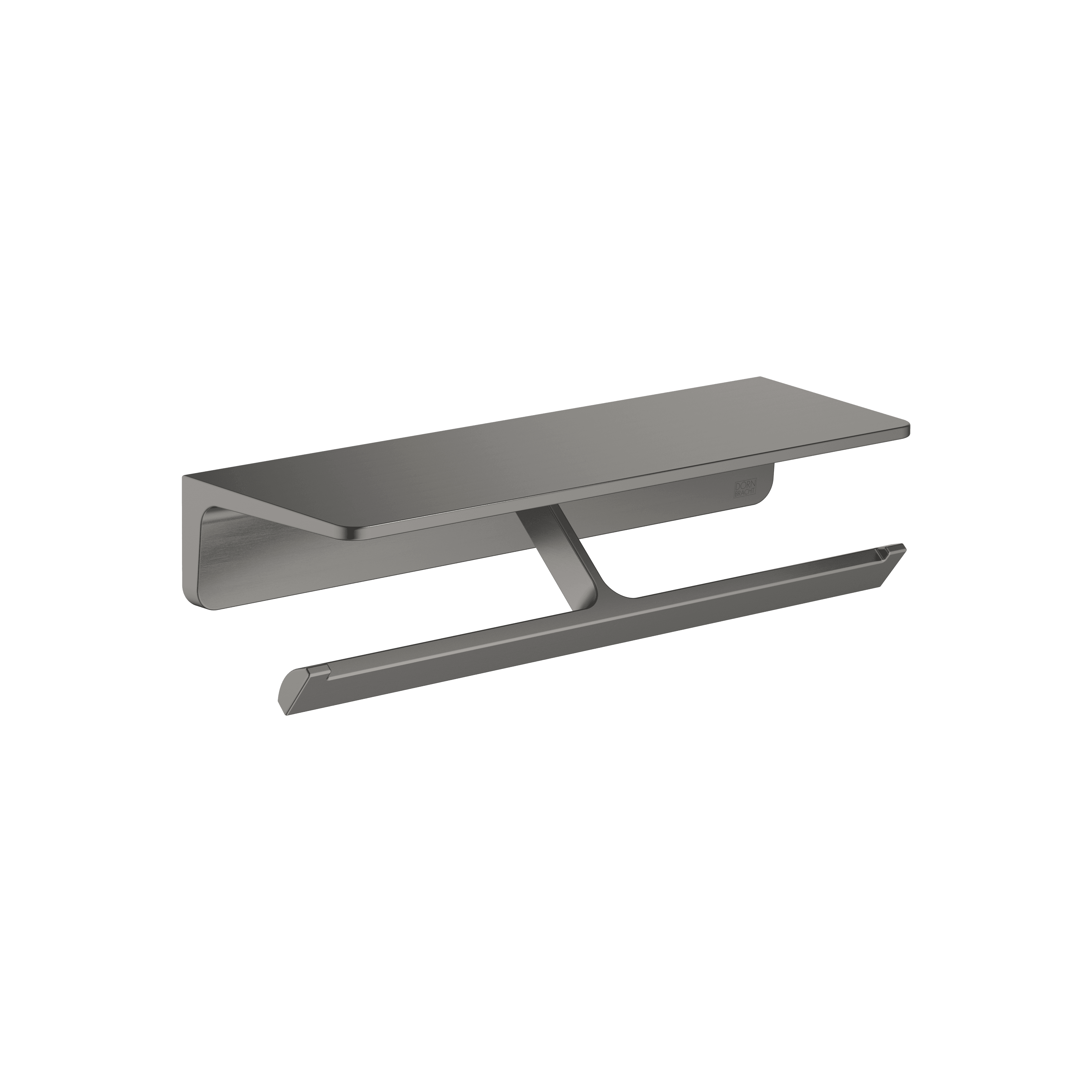 Tissue holder in Brushed Dark Platinum