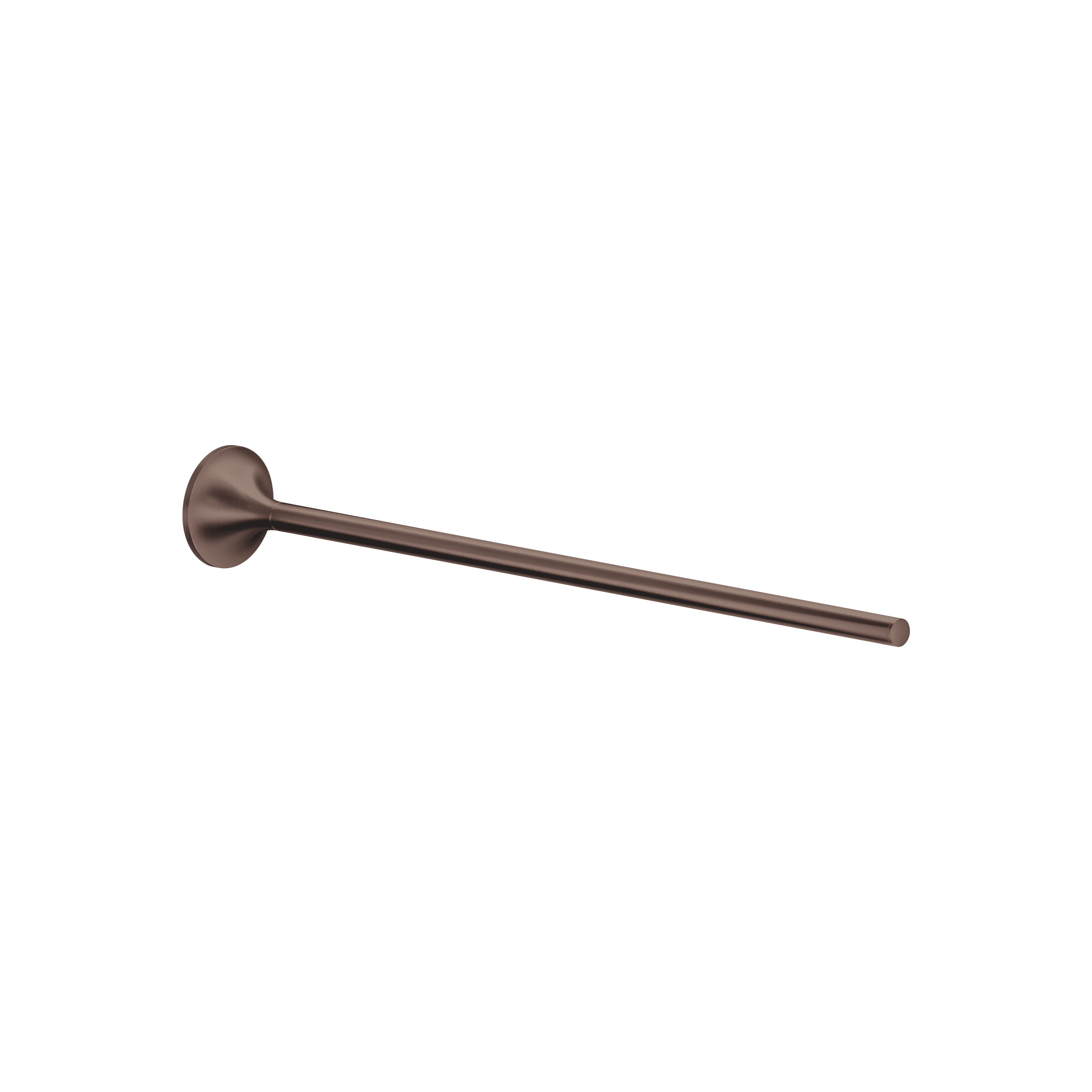 VAIA Towel bar 1-piece non-swivel in Brushed Dark Bronze (PVD)