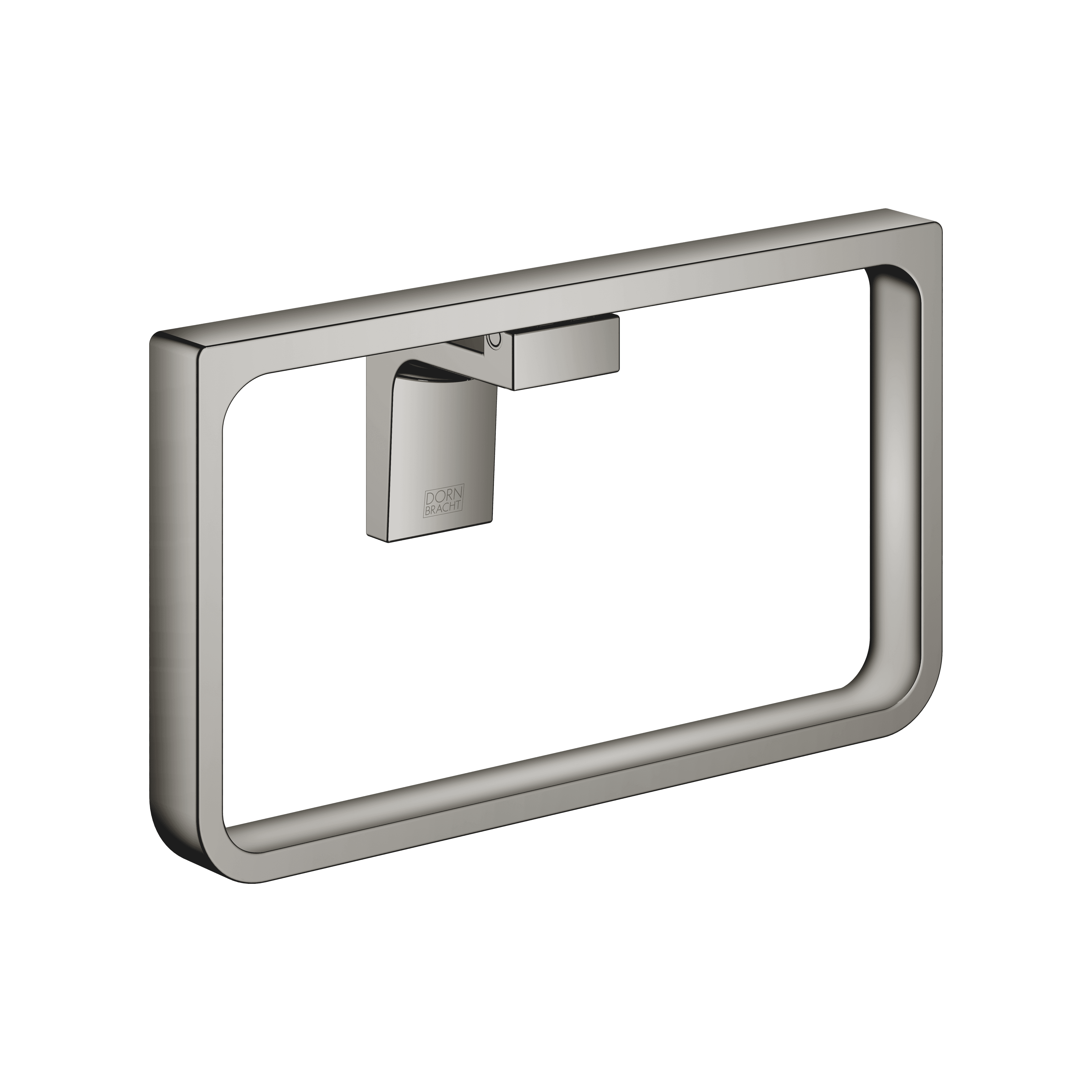 Towel ring in Dark Chrome