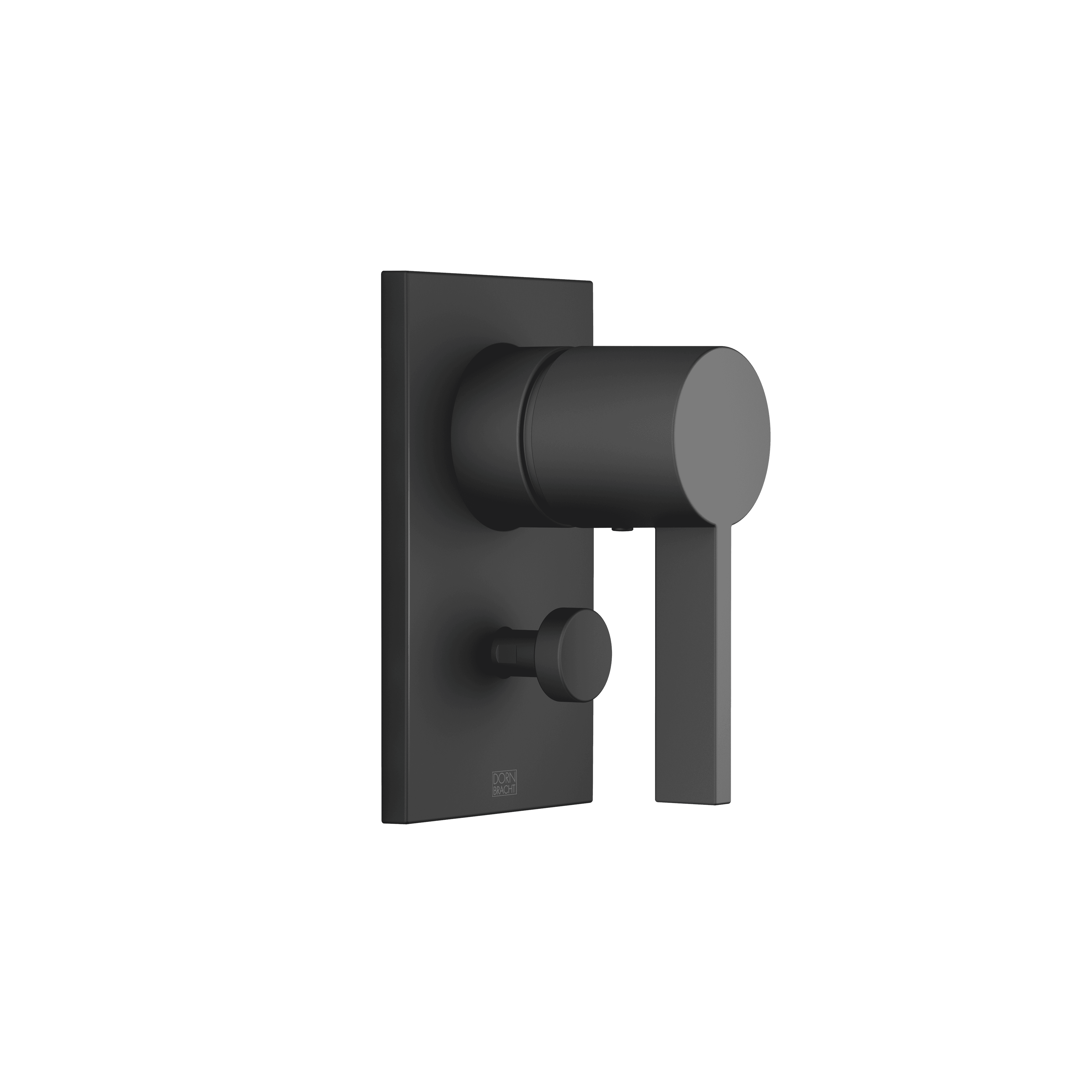 Concealed single-lever mixer with diverter in Matte Black