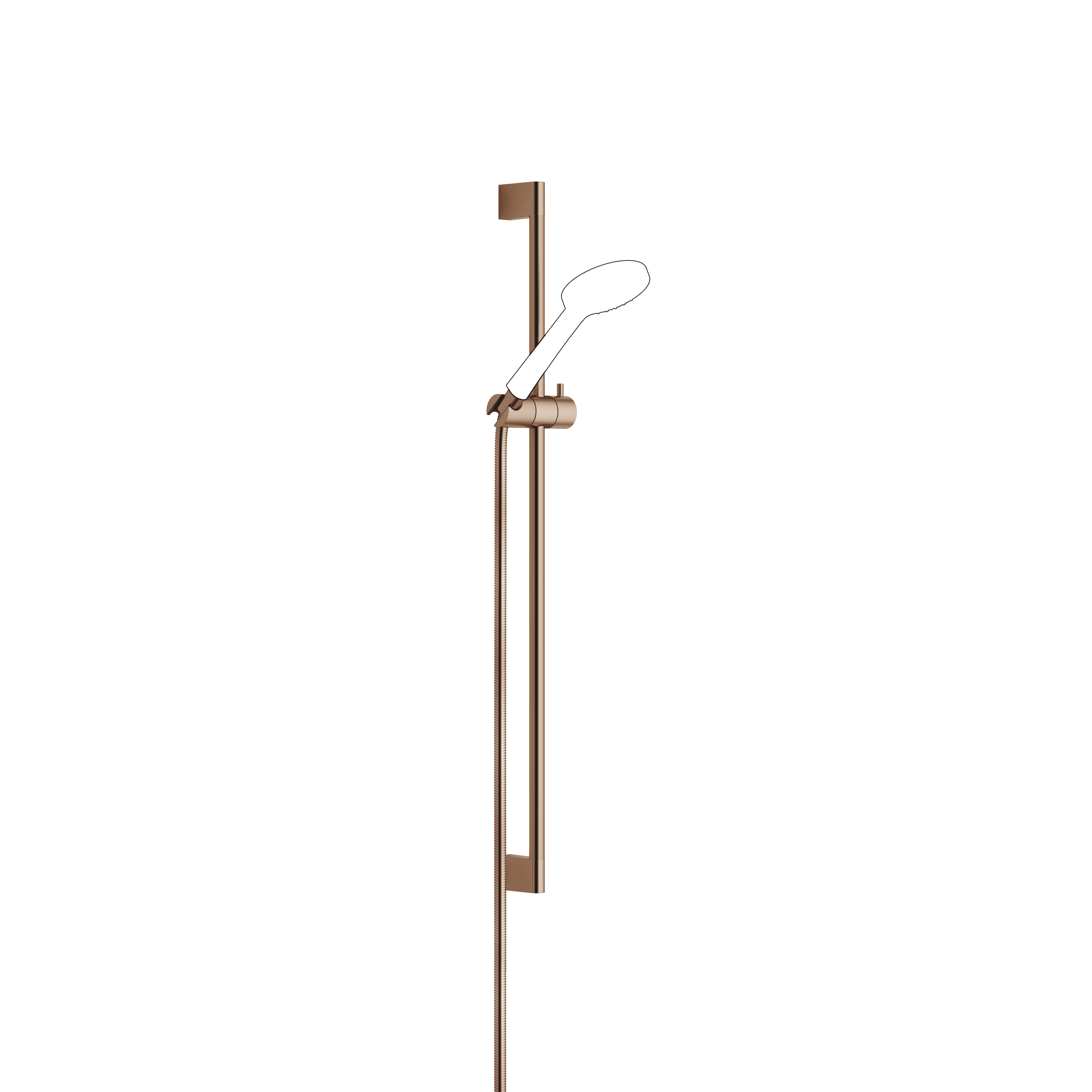 Shower set in Brushed Bronze (PVD)