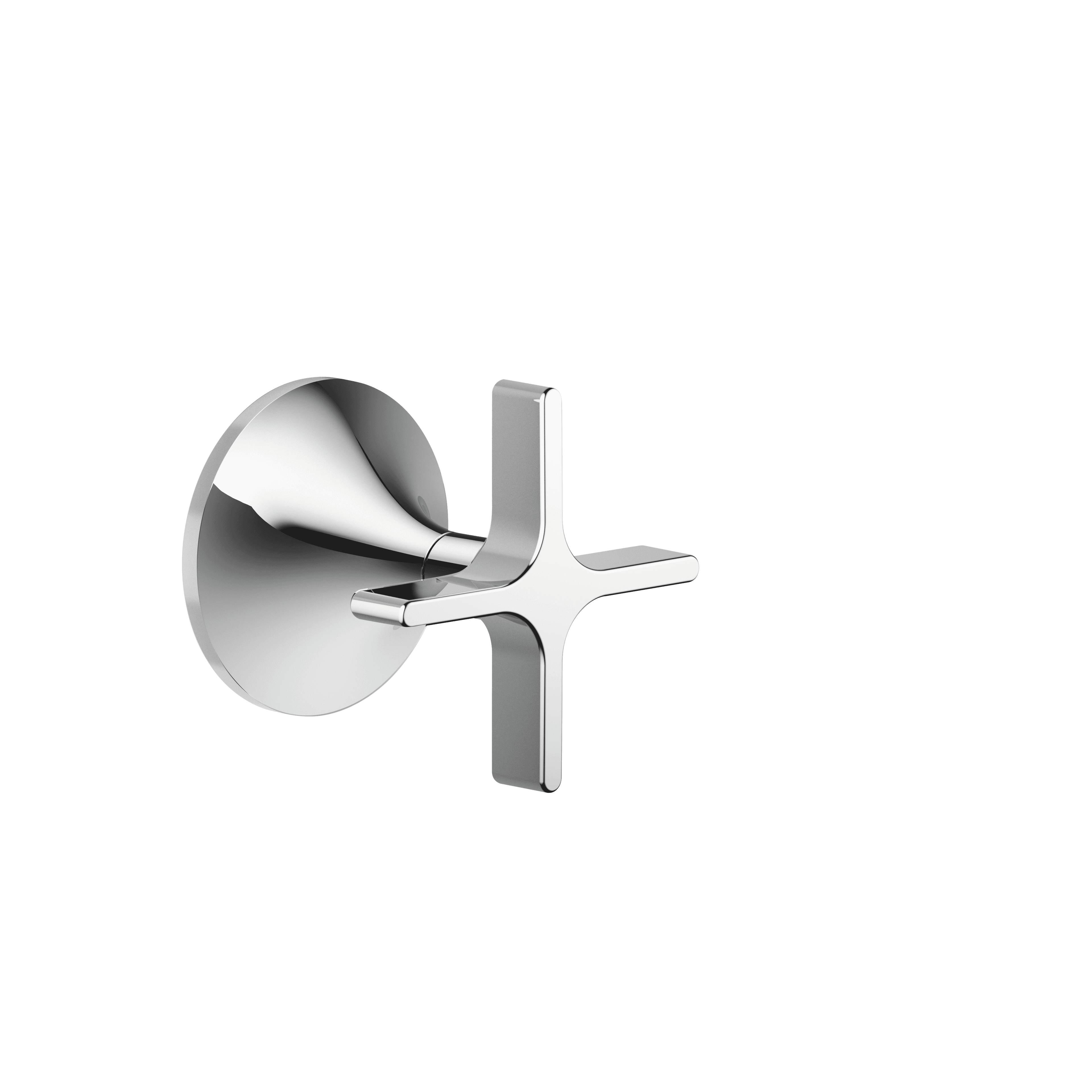 VAIA Wall valve clockwise closing 3/4" in Chrome
