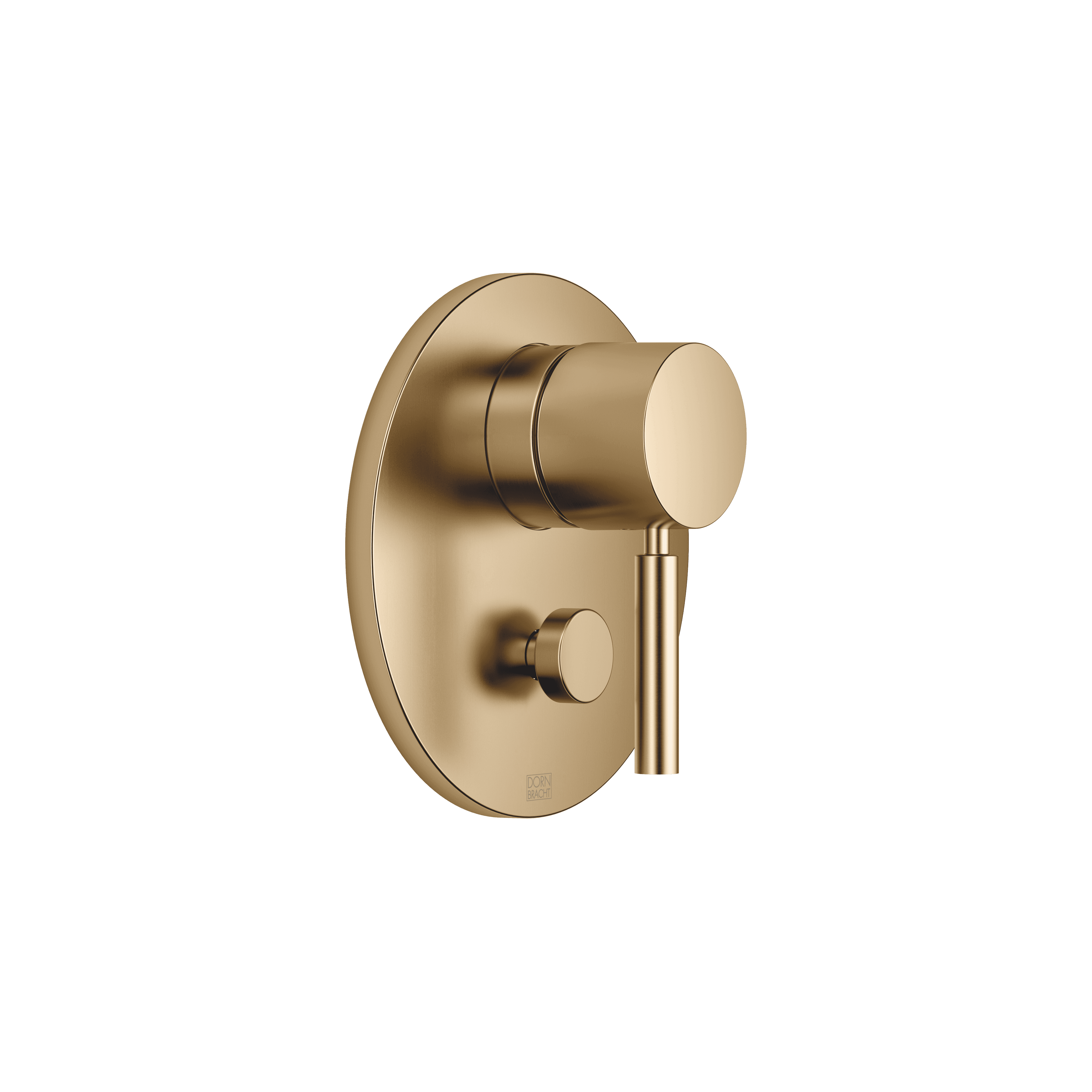 Concealed single-lever mixer with diverter in Brushed Dark Brass (PVD)