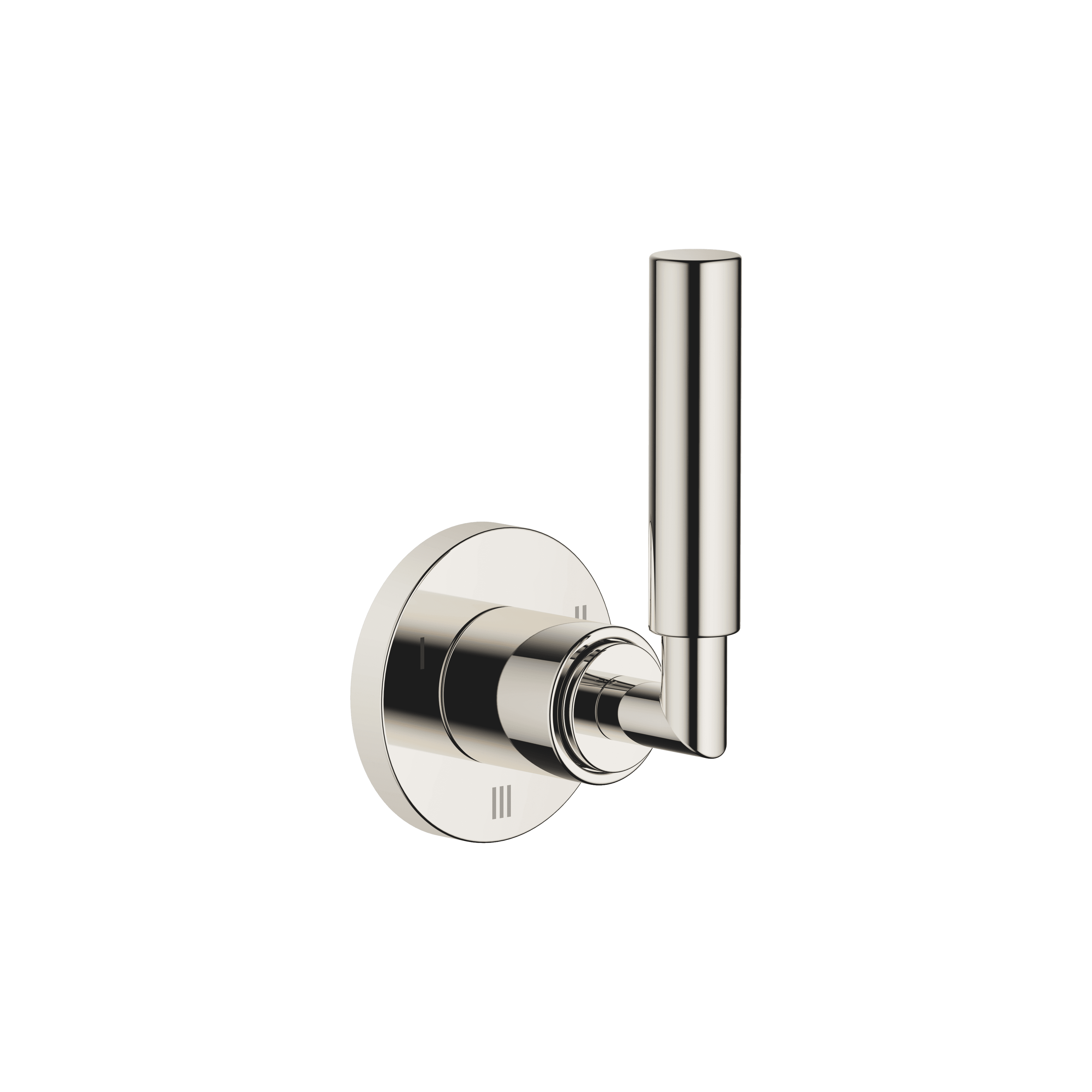 TARA Concealed three-way diverter in Platinum