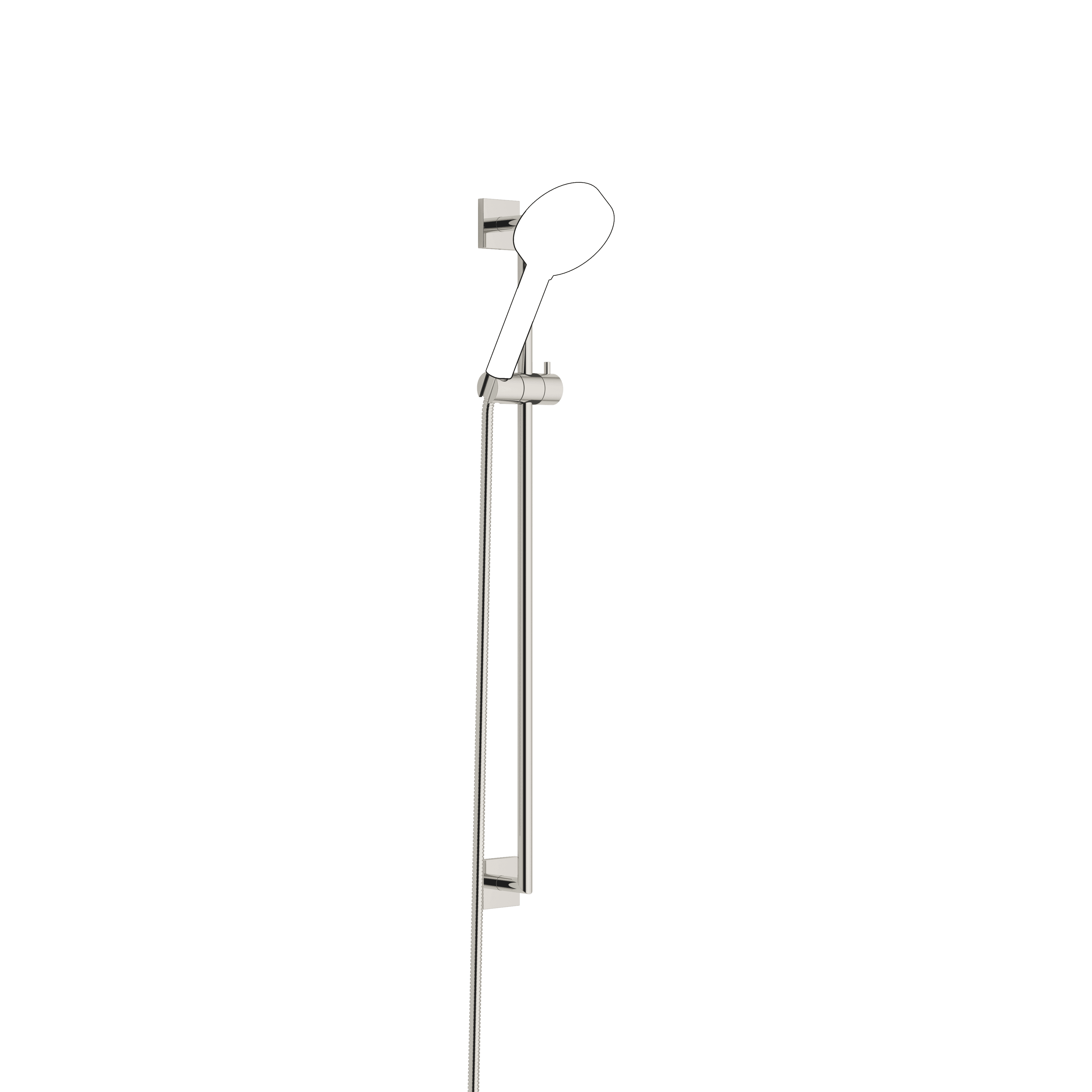 Shower set in Platinum