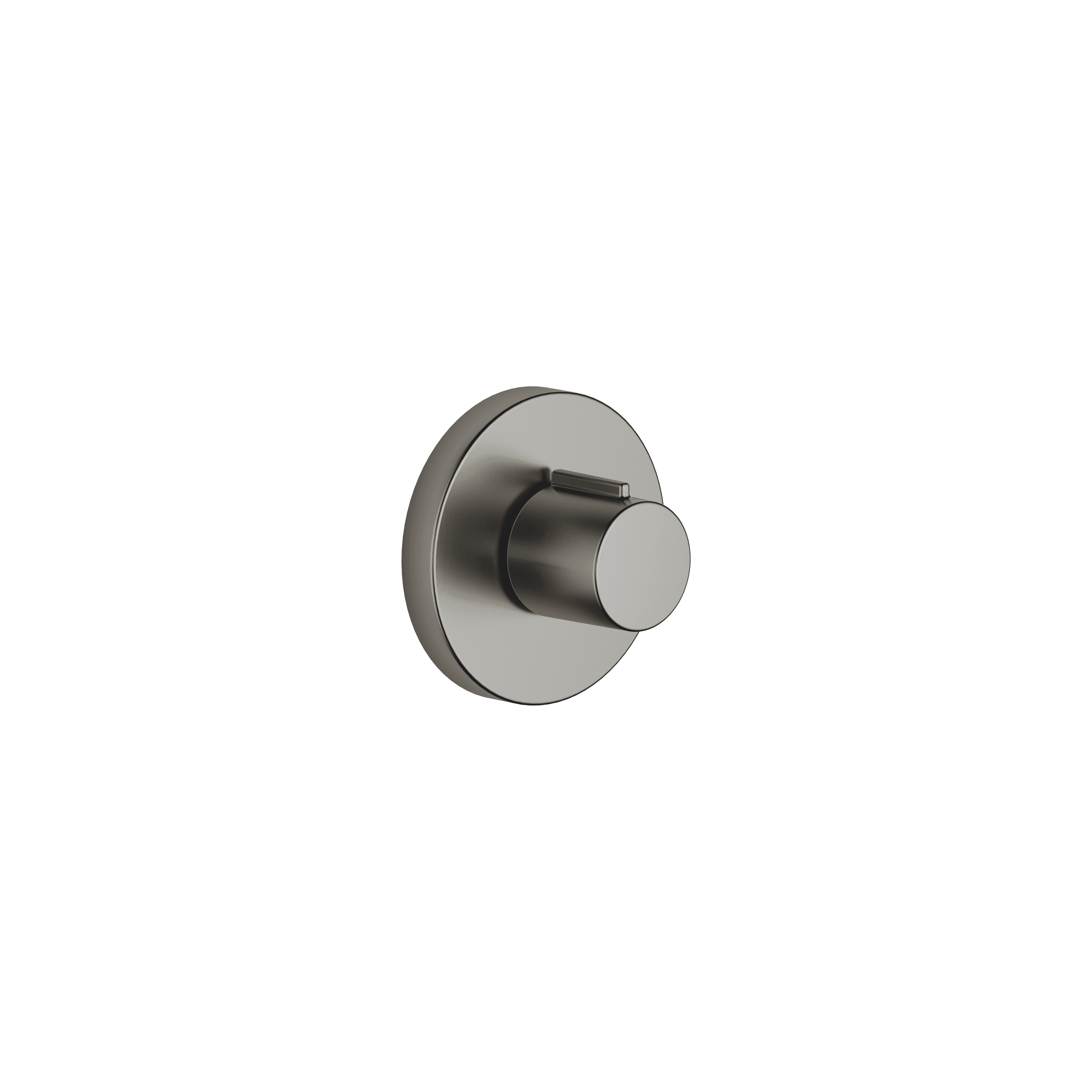 META Wall valve clockwise closing 3/4" in Brushed Dark Platinum