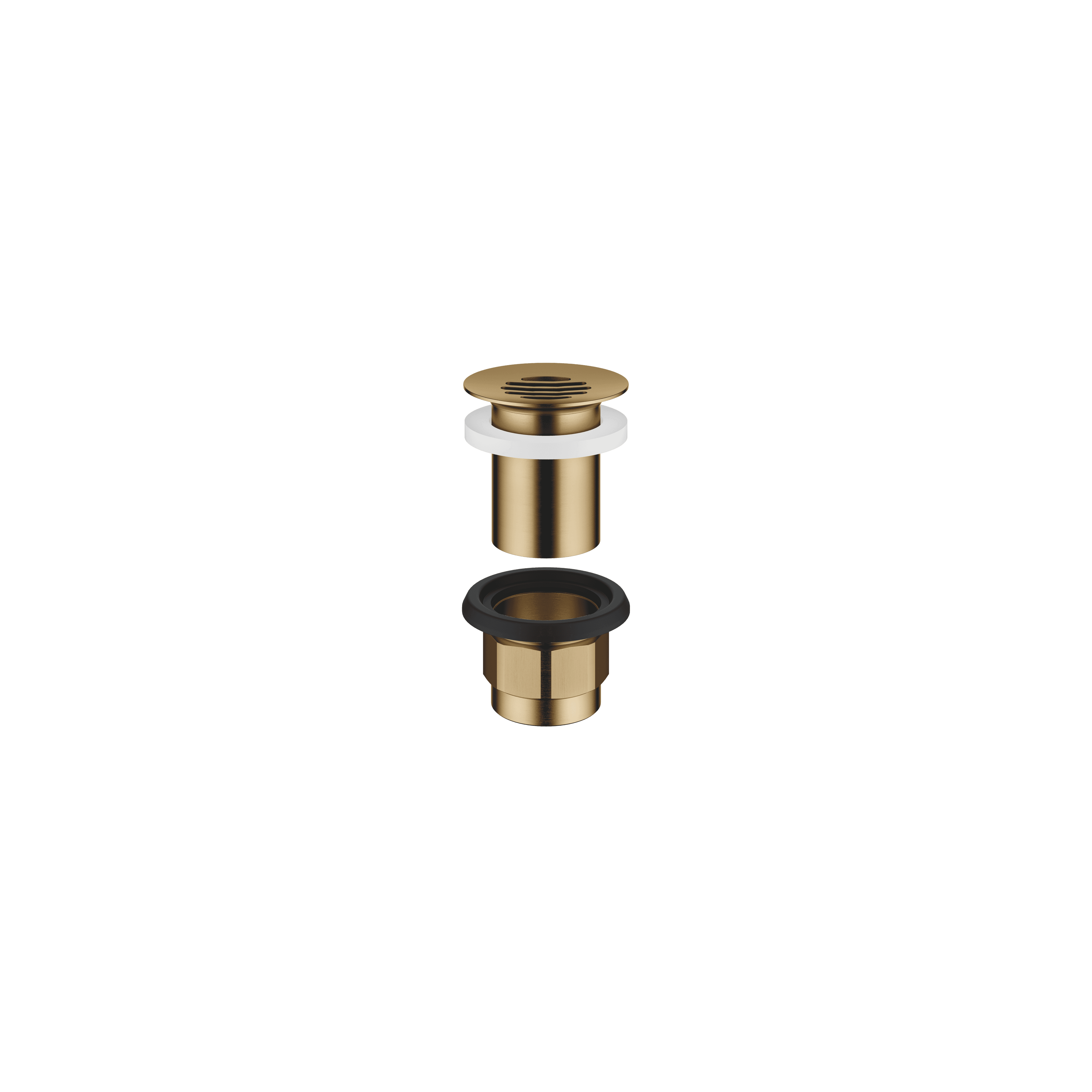 Grated waste 1 1/4" in Brushed Dark Brass (PVD)