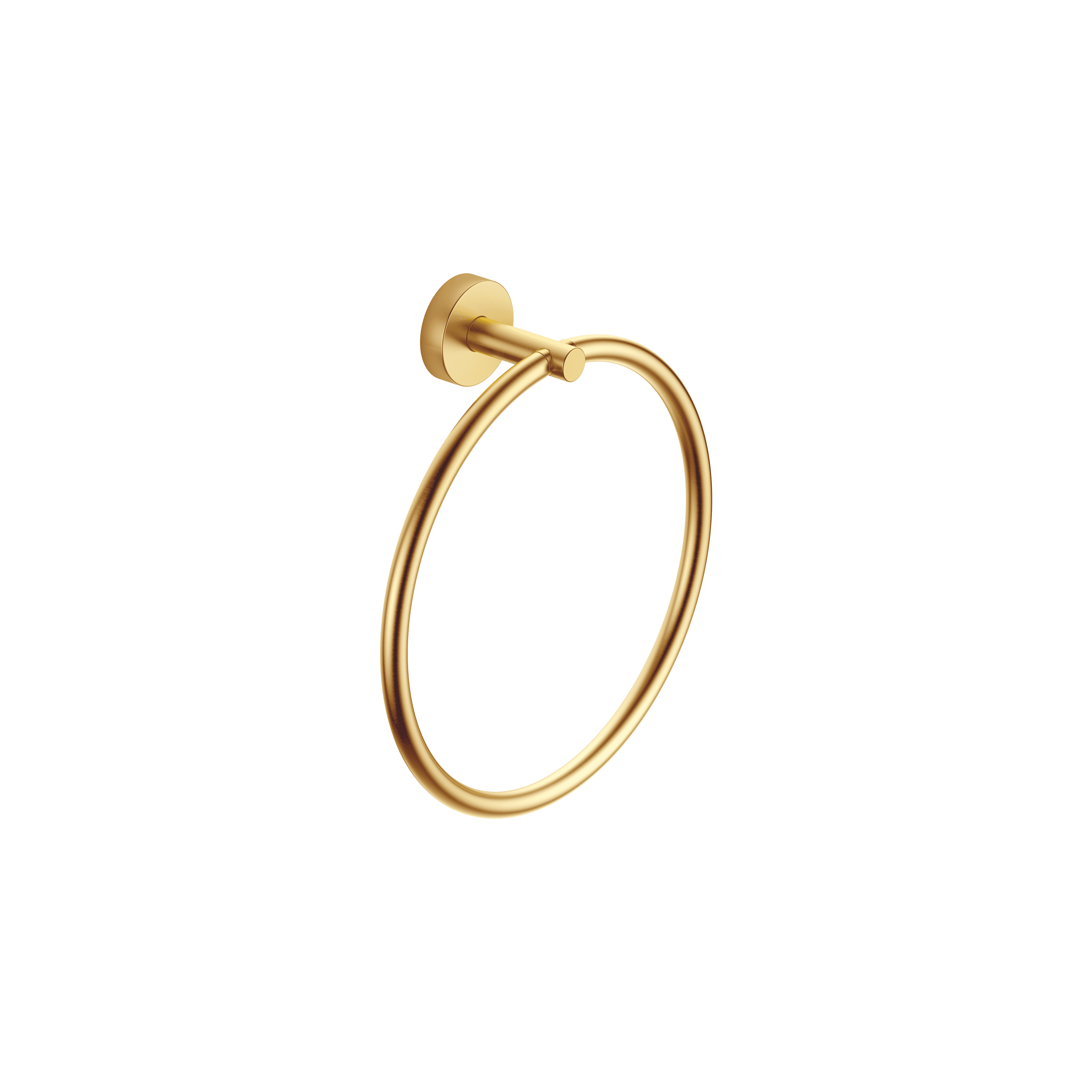 Towel ring round in Brushed Gold (PVD)