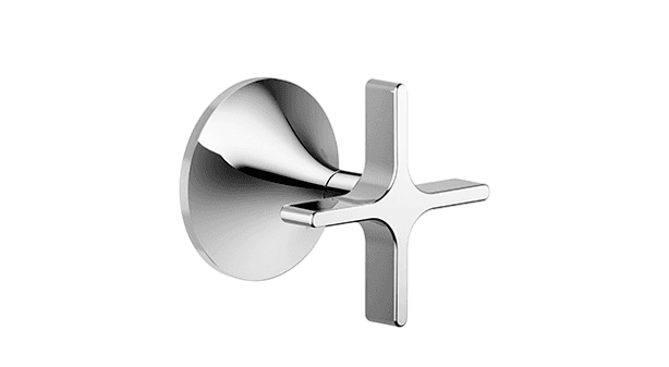 VAIA Wall valve clockwise closing 1/2" in Brushed Light Gold (PVD)