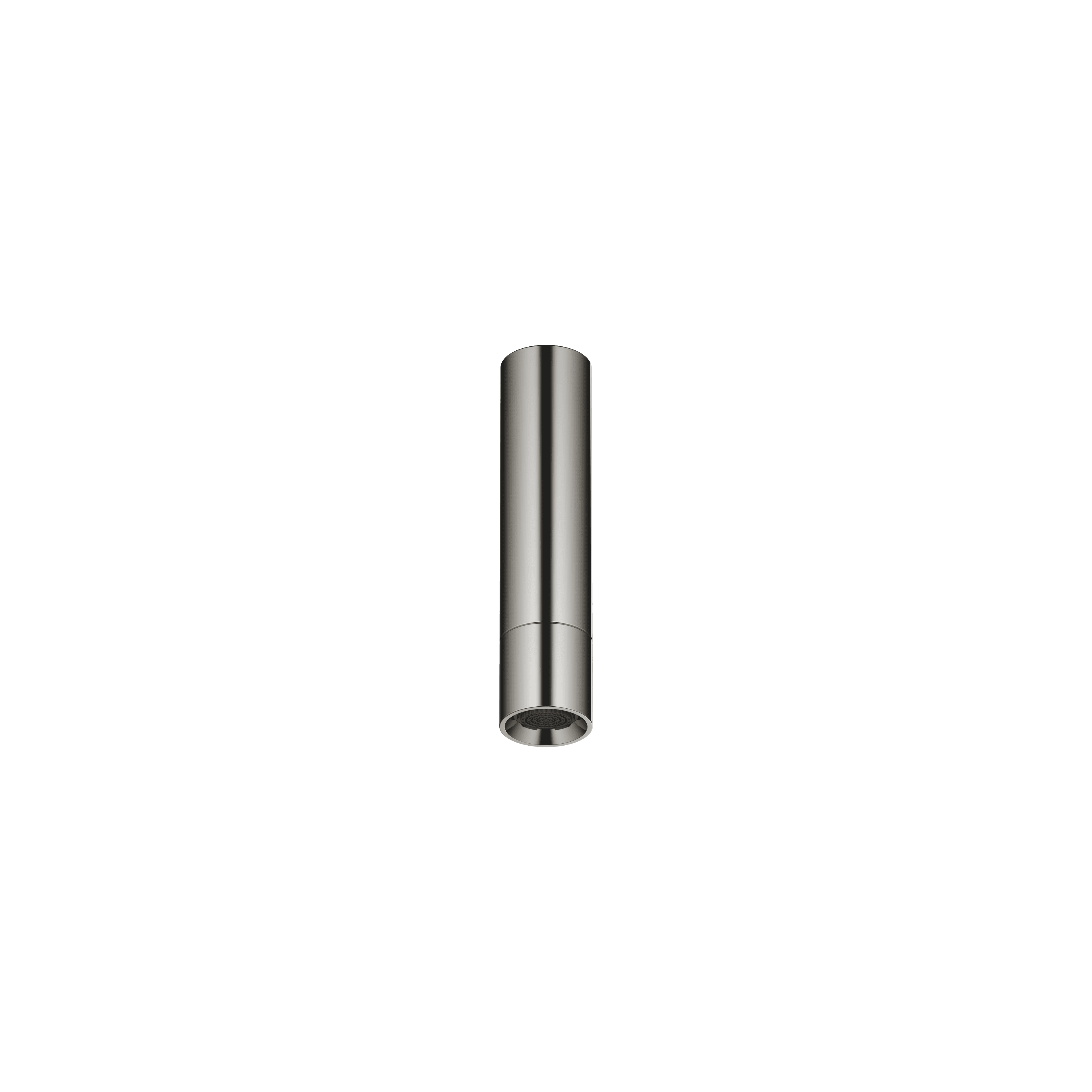Shower head with ceiling fixing in Dark Chrome