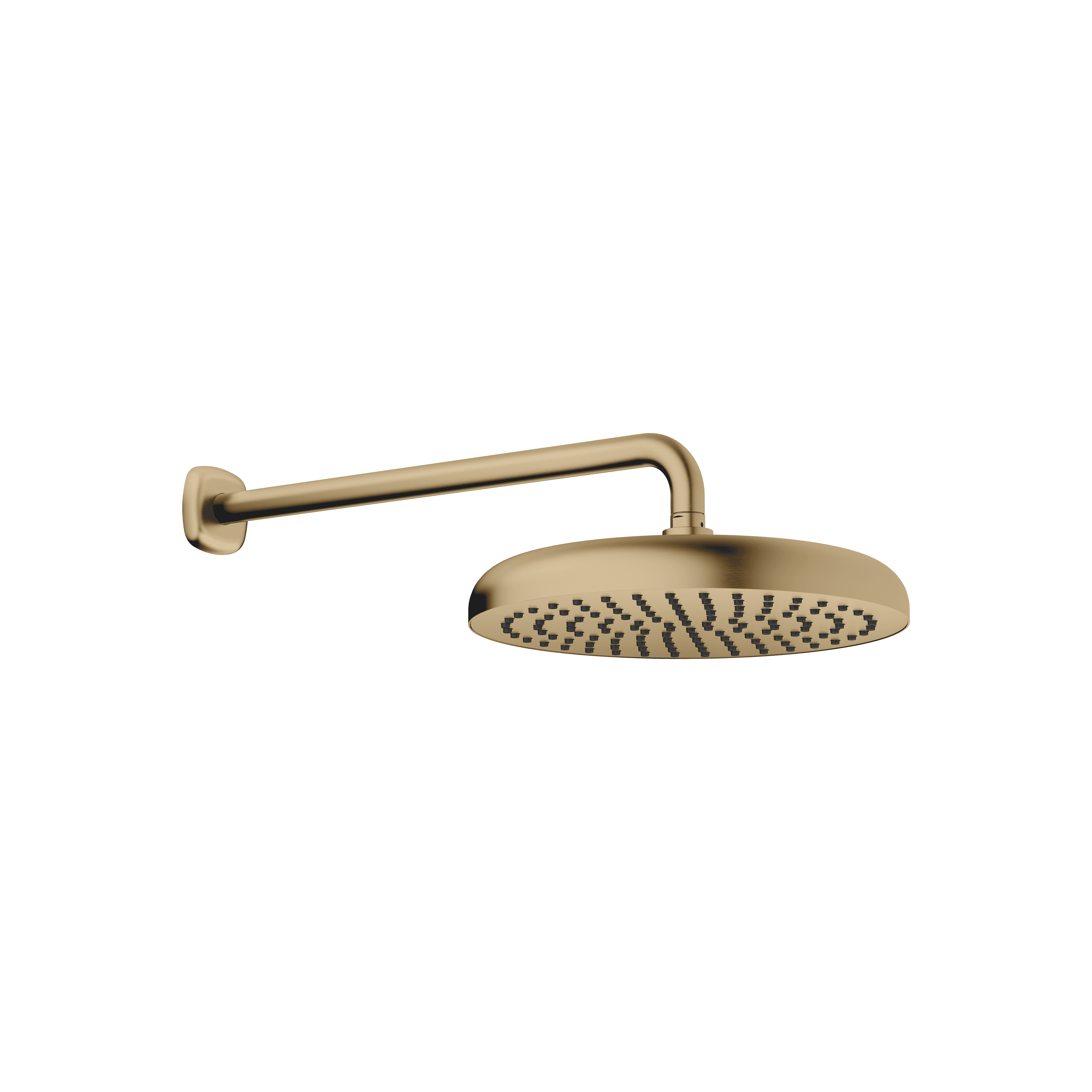 COYA Rain shower with wall fixing in Brushed Dark Brass (PVD)