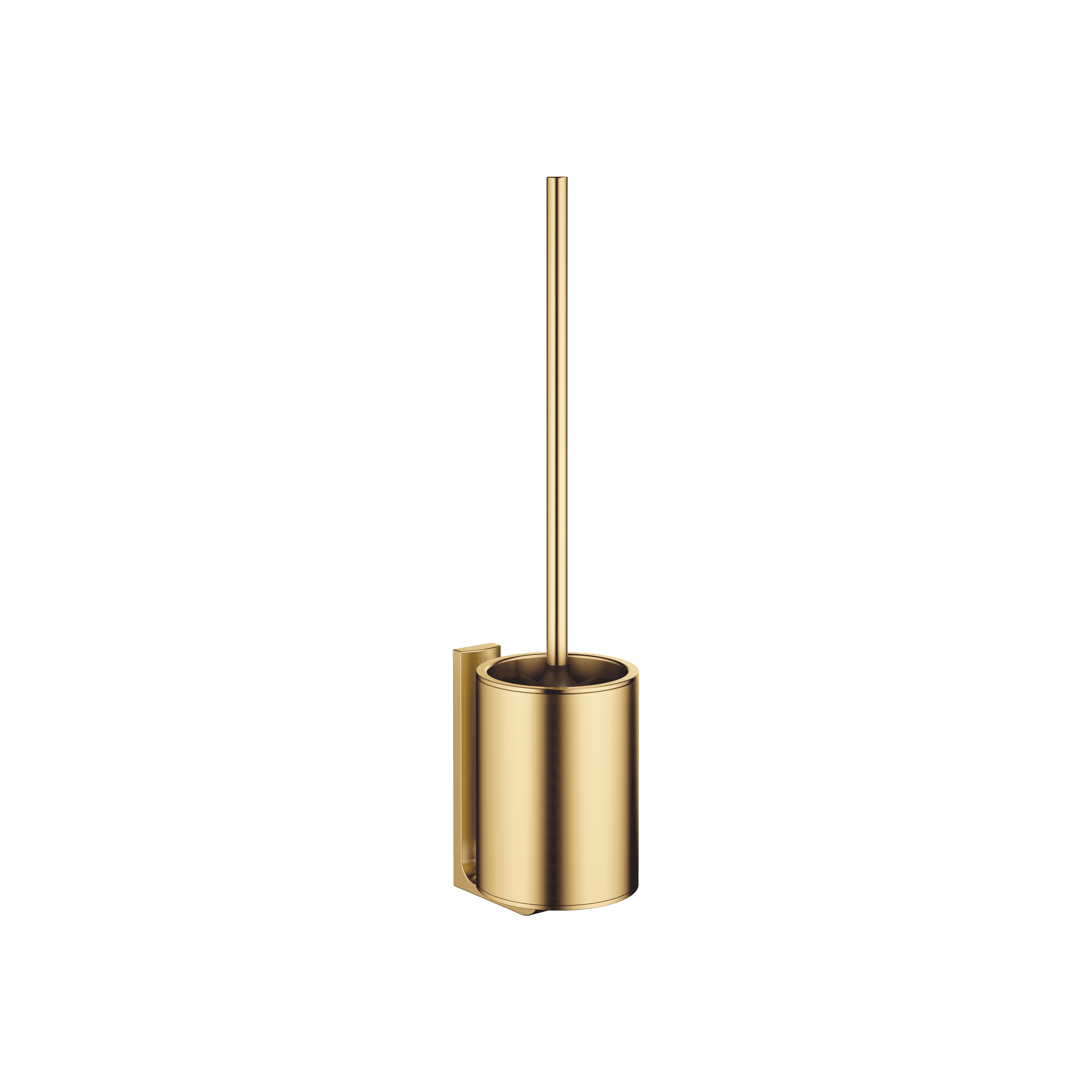 Toilet brush set in Brushed Gold (PVD)