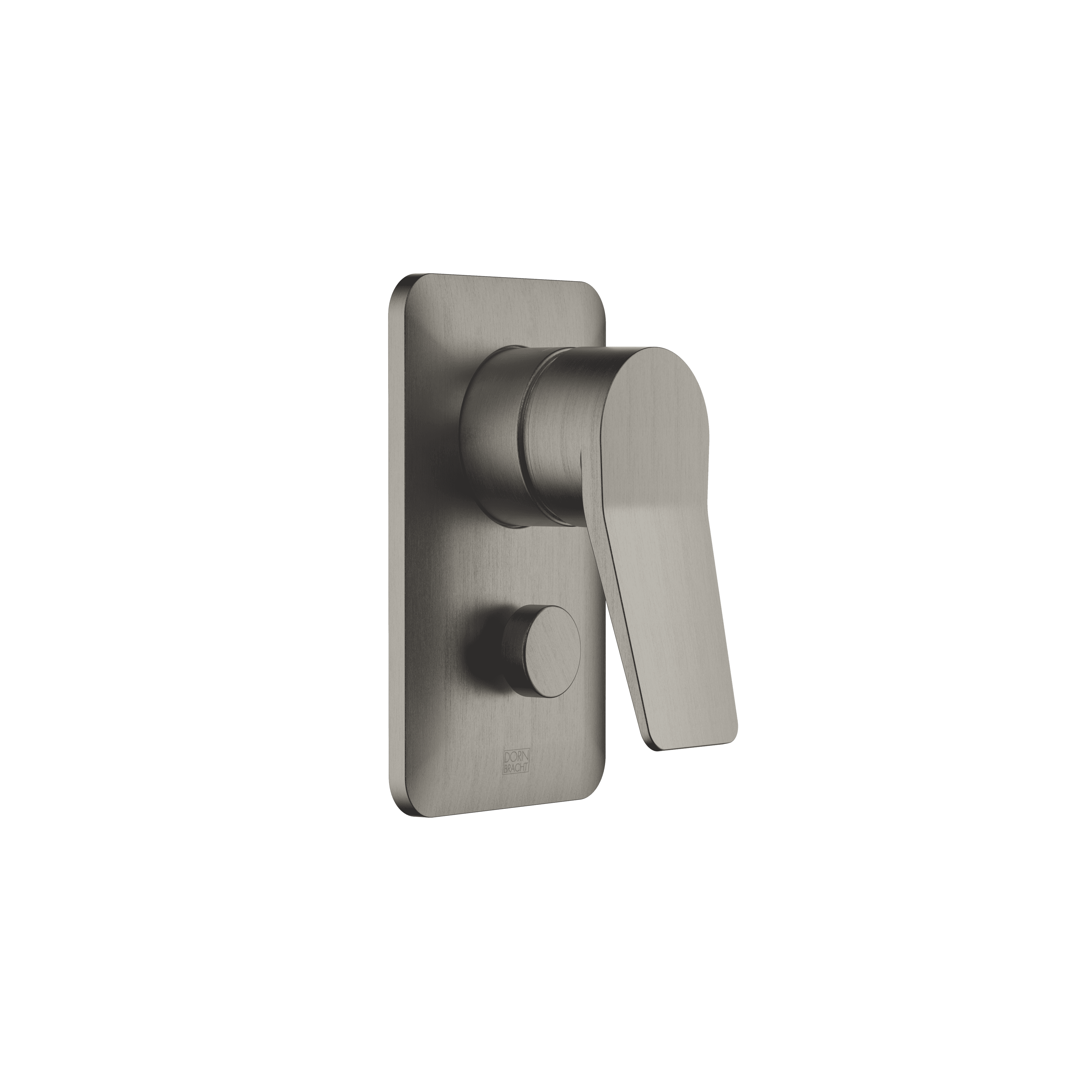 LISSÉ Concealed single-lever mixer with diverter in Brushed Dark Platinum