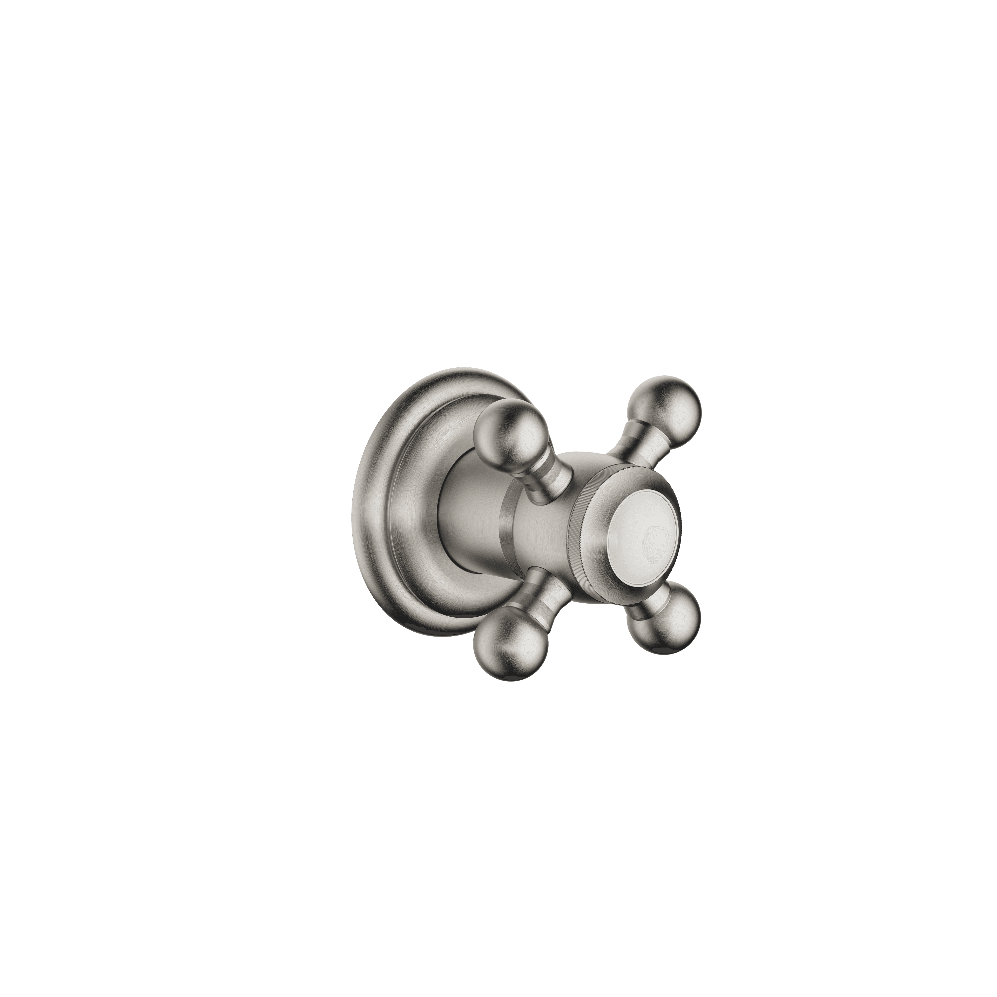 MADISON Wall valve clockwise closing 1/2" in Brushed Platinum